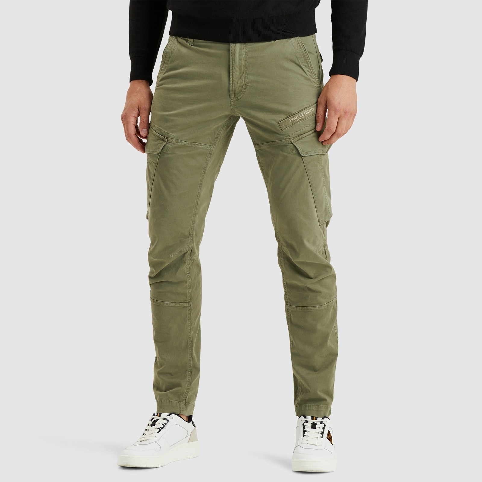 PME Legend Herren Cargohose NORDROP - Tapered Fit - Blau Beige Oliv Grün günstig online kaufen