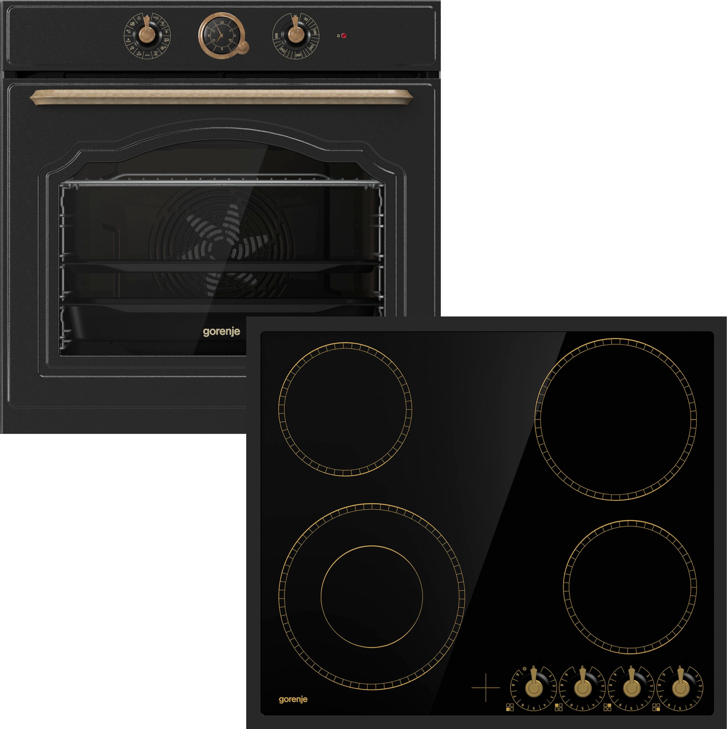 GORENJE Backofen-Set "BOS67371CLB" ecoClean AirFry-Funktion günstig online kaufen