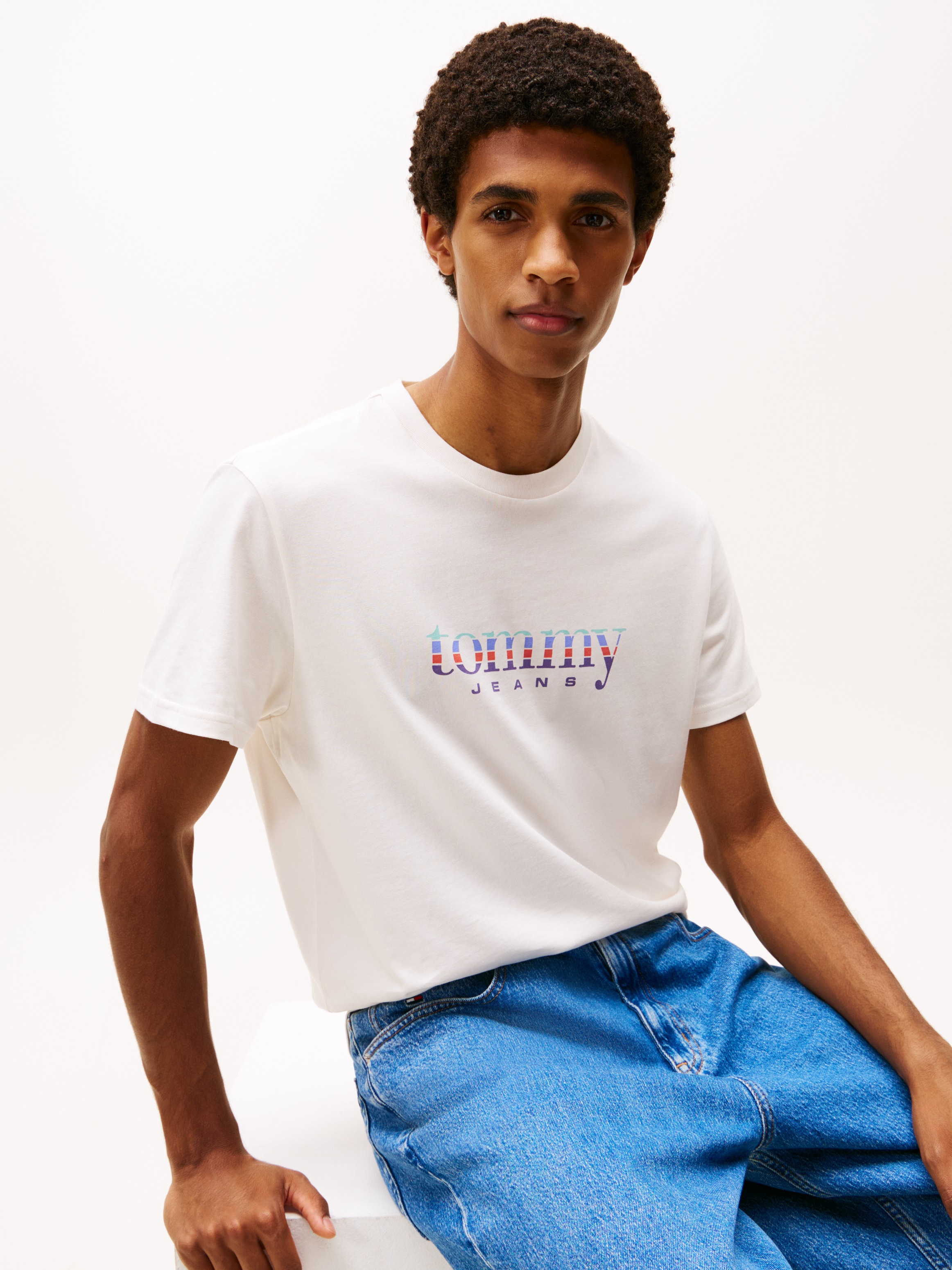 Tommy Jeans T-Shirt "TJM SLIM ENTRY DNA" günstig online kaufen