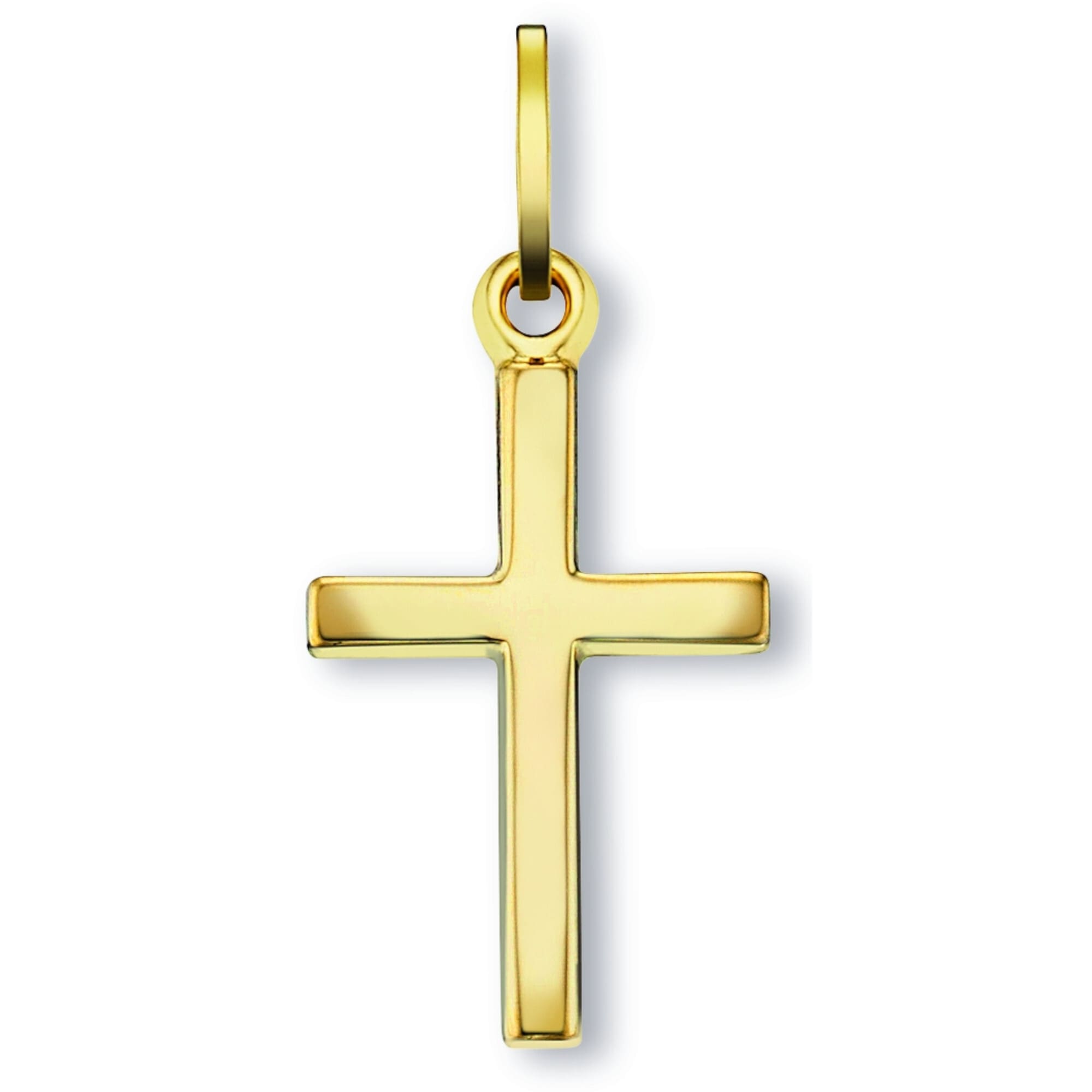 ONE ELEMENT Kette mit Anhänger »Kreuz Anhänger aus 333 Gelbgold«, Damen Schmuckset - Set mit verstellbarer Halskette