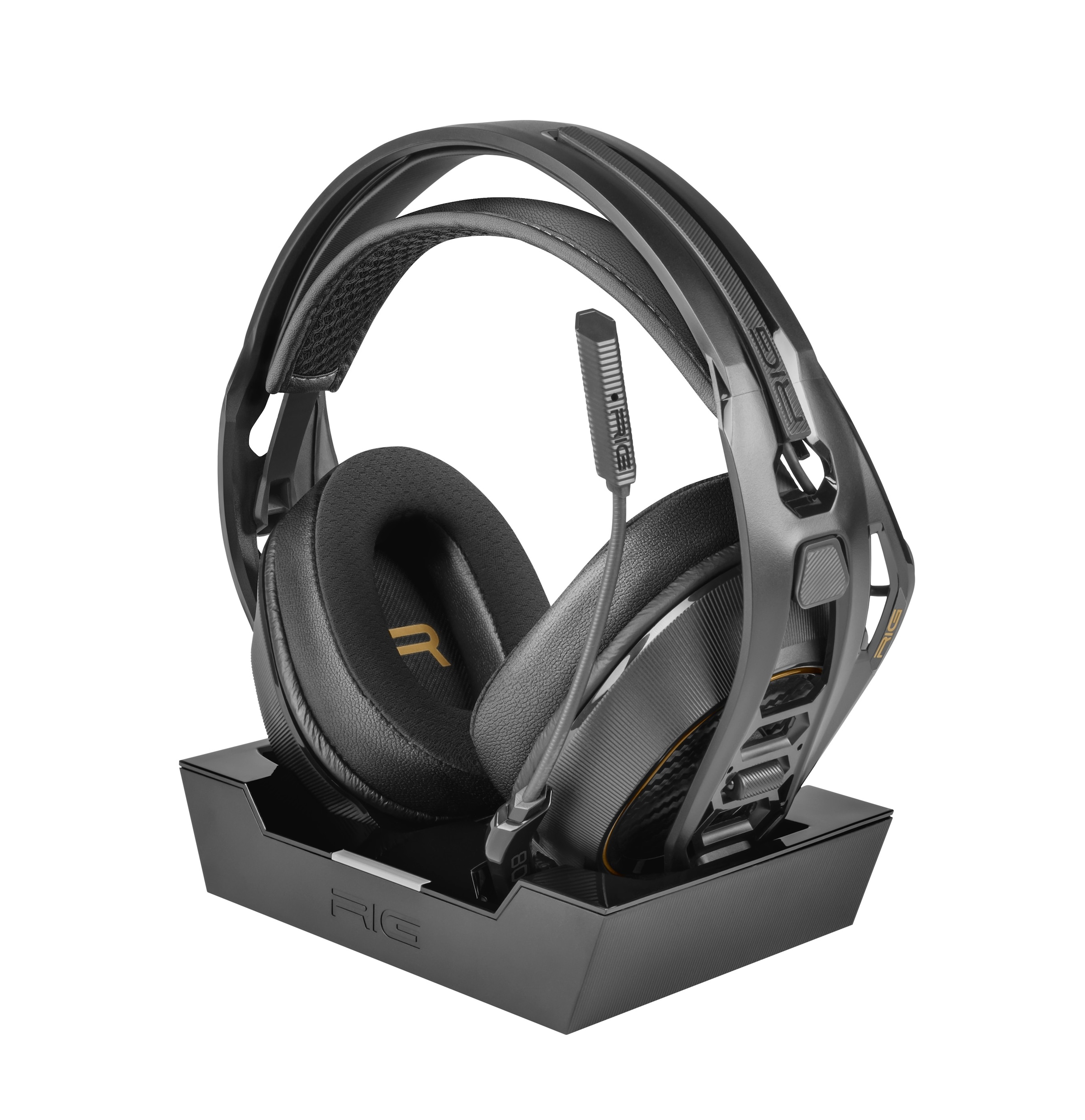 nacon Gaming-Headset »RIG 800 PRO HD, schwarz, USB, kabellos, Dolby Atmos«, kompatibel mit PC, PS4 und PS5