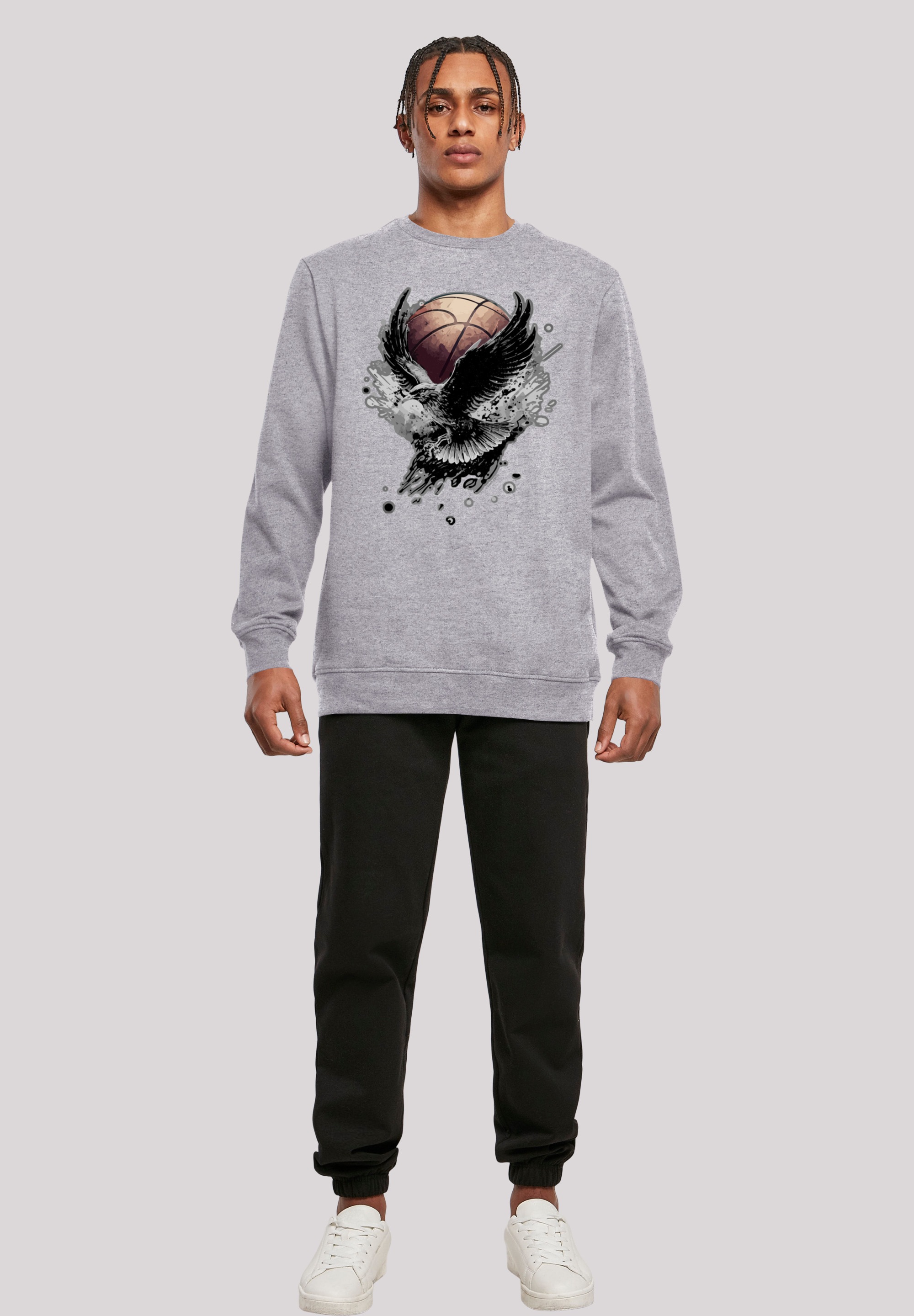 F4NT4STIC Kapuzenpullover »Basketball Adler«, Print
