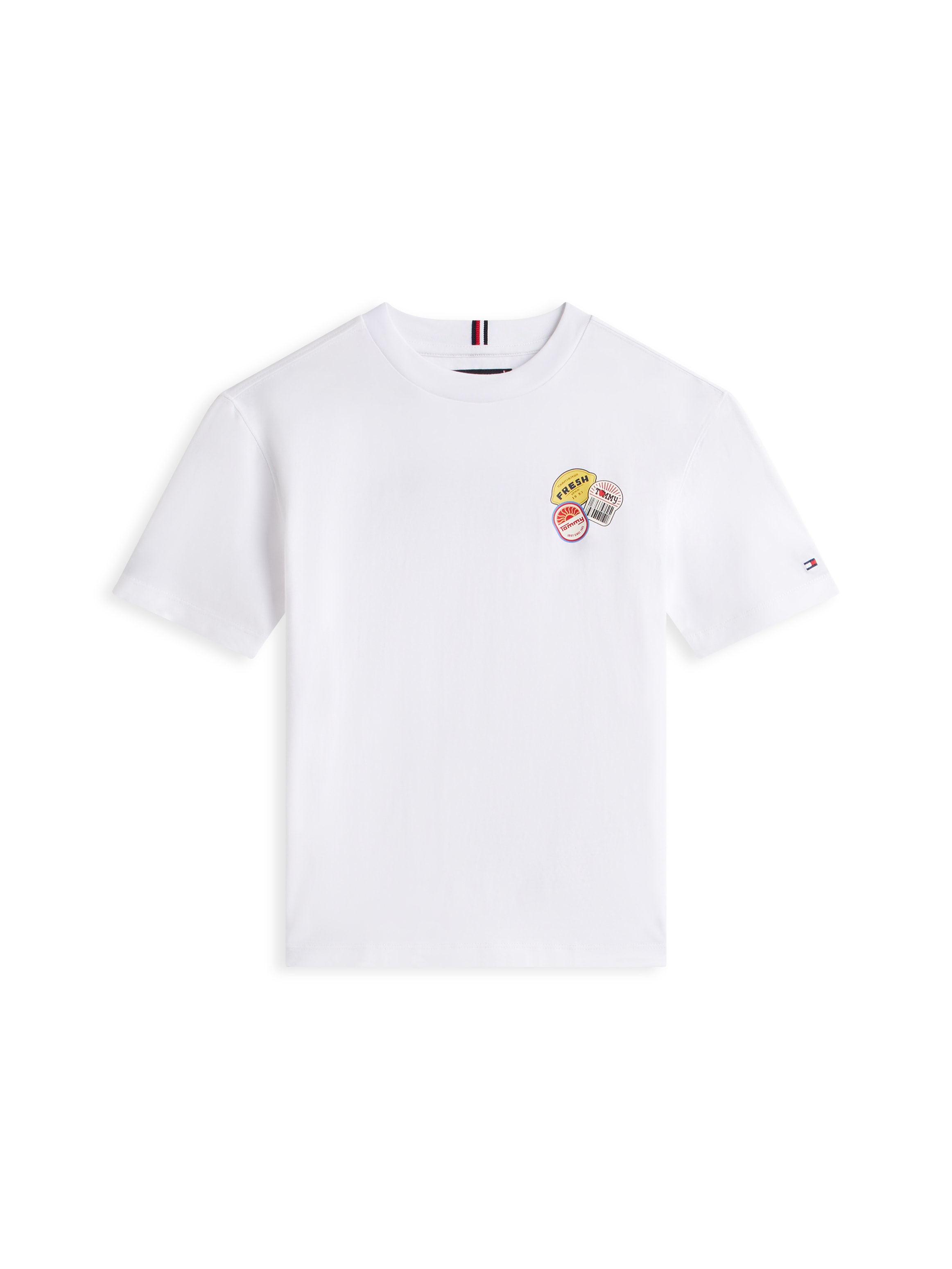 Tommy Hilfiger T-Shirt »STICKER PRINT GRAPHIC T-SHIRT« Kinder bis 16 Jahre, mit Sticker-Print