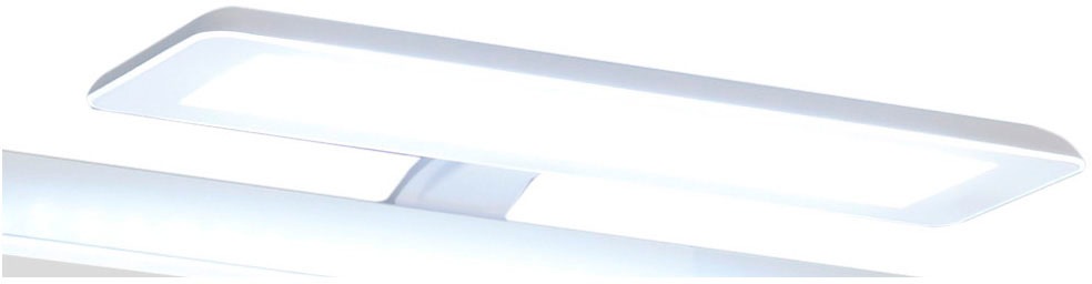 Saphir Badmöbel-Set »Quickset Mineralmarmor-Waschtisch mit LED-Spiegel, Unterschrank«, (7 St.), Hängeschrank, Hochschrank, 6 Türen, 2 Schubladen, 7 Glas-Einlegeböden