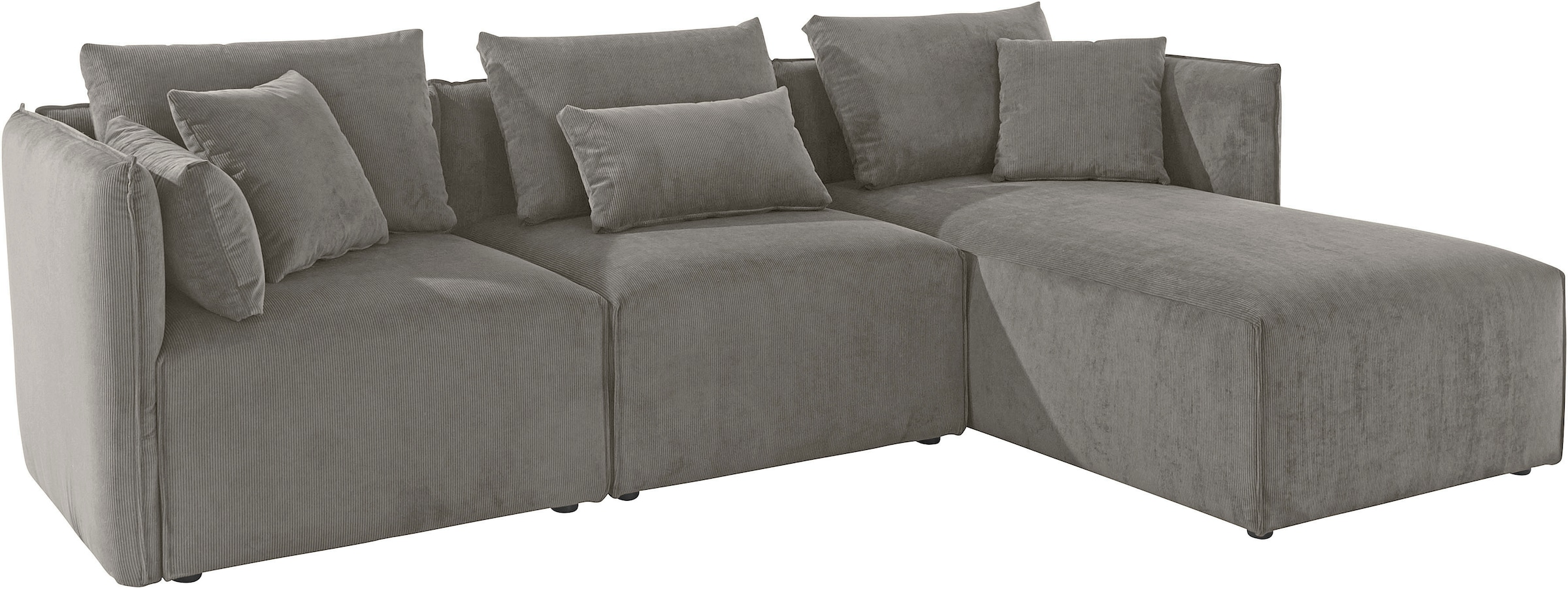 andas Ecksofa »Nöre«, (3 Teile), zusammengesetzt aus Modulen, in vielen Bezugsqualitäten und Farben
