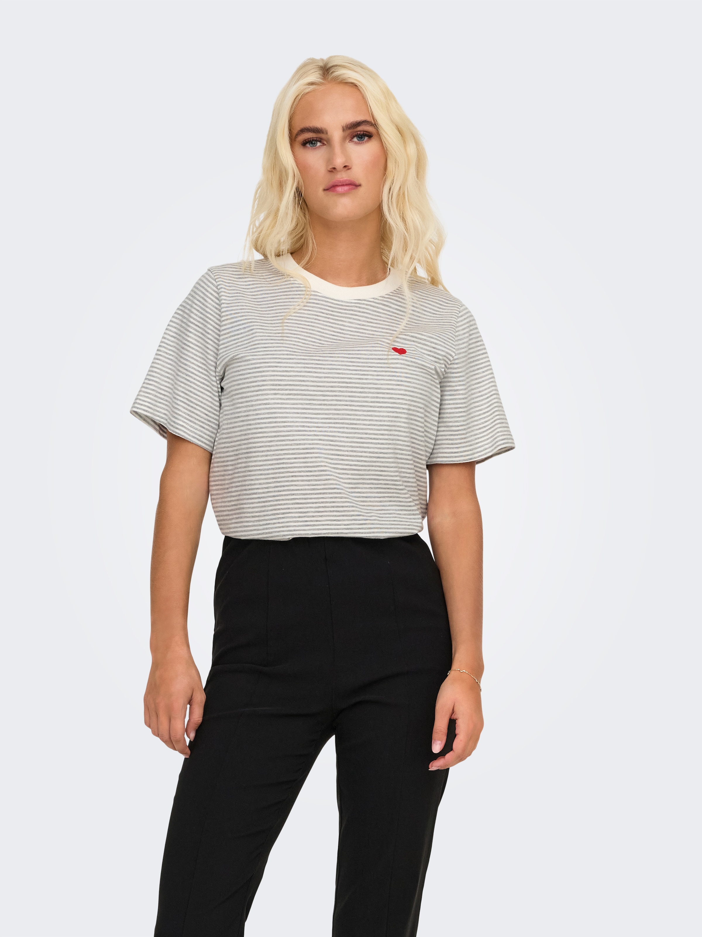 JDY Kurzarmshirt »JDYPISA S/S PRINT TOP JRS NOOS«
