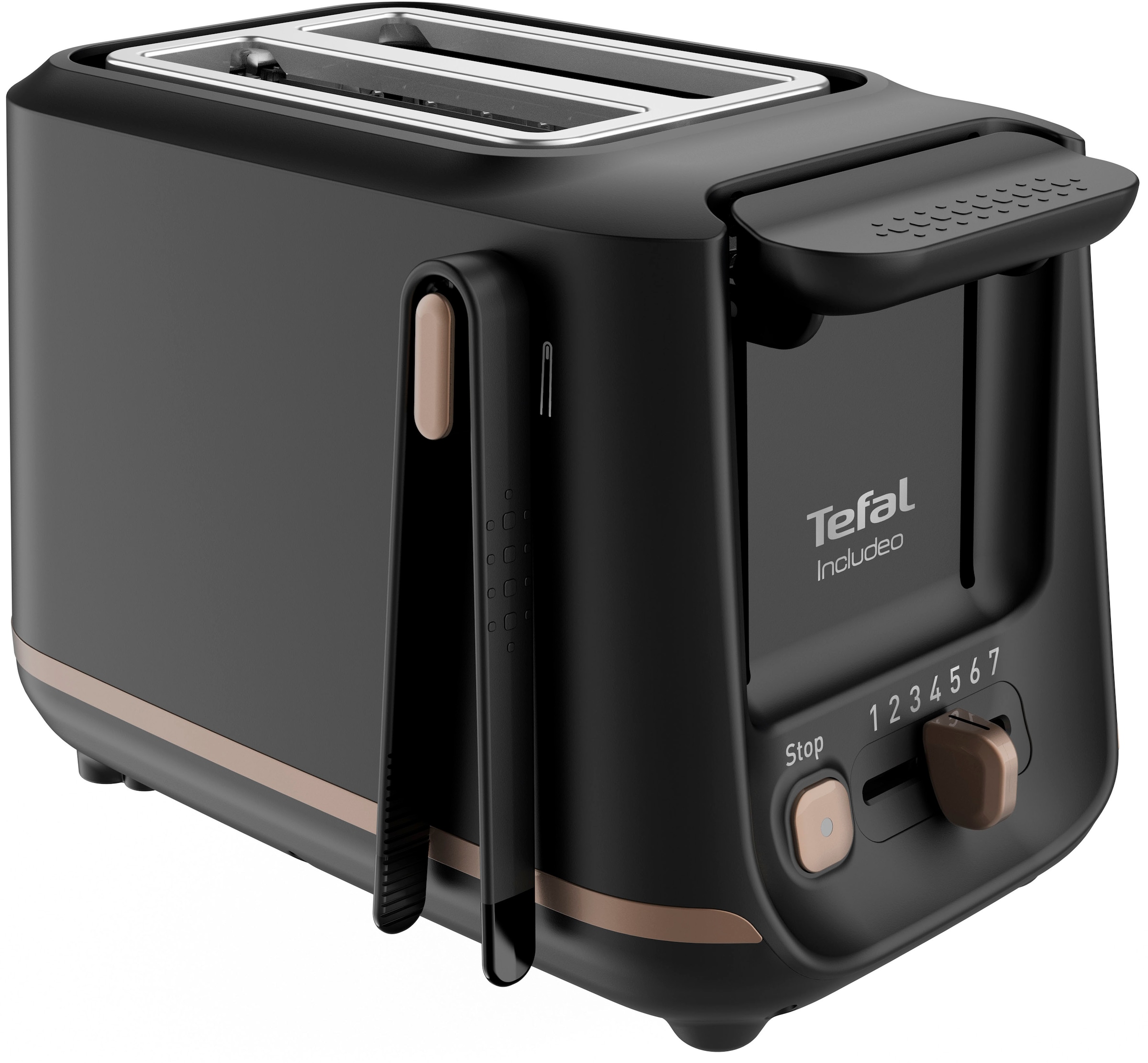 Toaster »TT5338 Includeo«, für 2 Scheiben, 850 W, Magnetzange, 7 Bräunungsstufen,...