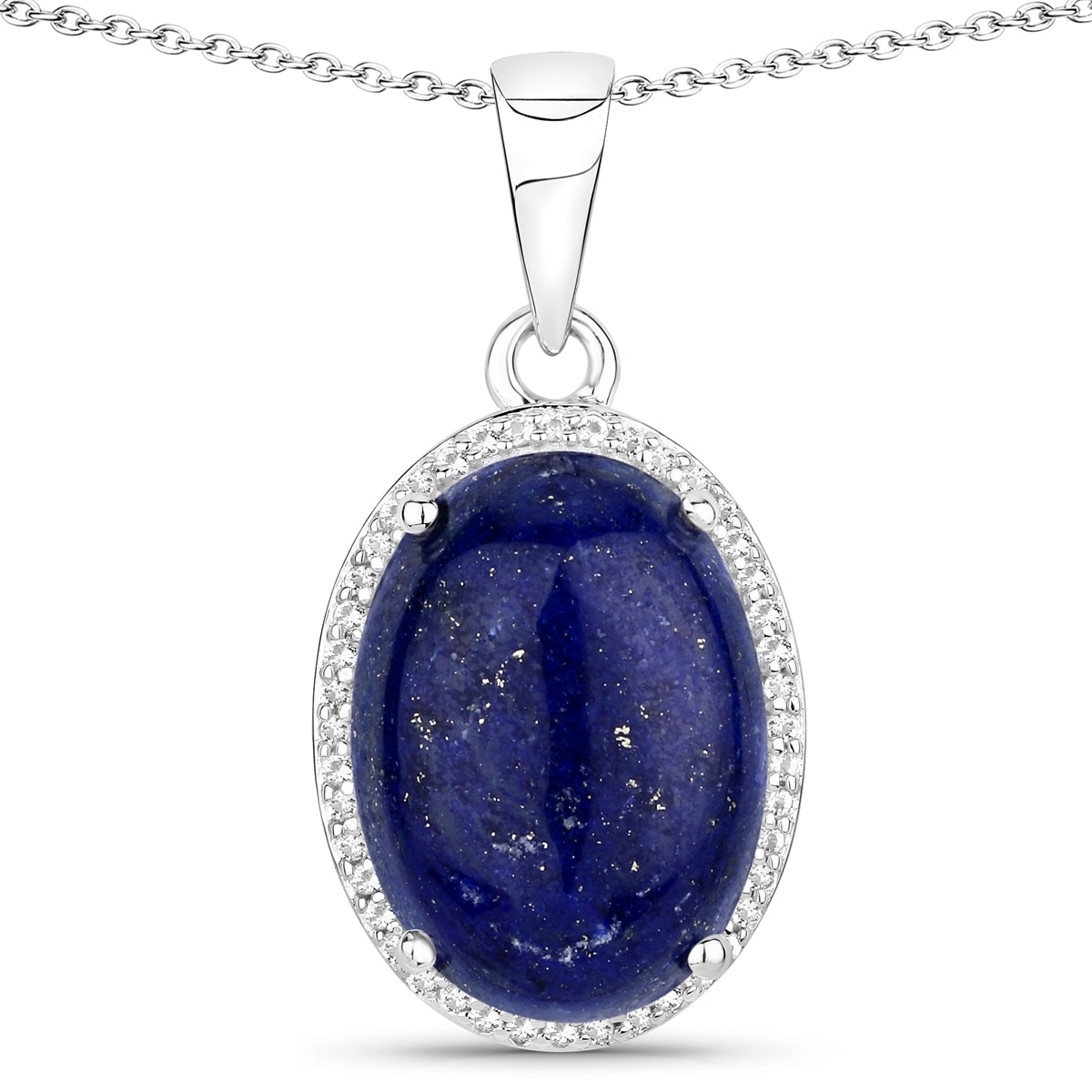 "Kette mit Anhänger RAFAELA DONATA ""K179"", blau (silber), Halsketten, Damen, 45cm,mit Steinen, Silber 925 (Sterlingsilber), aus Sterling Silber"