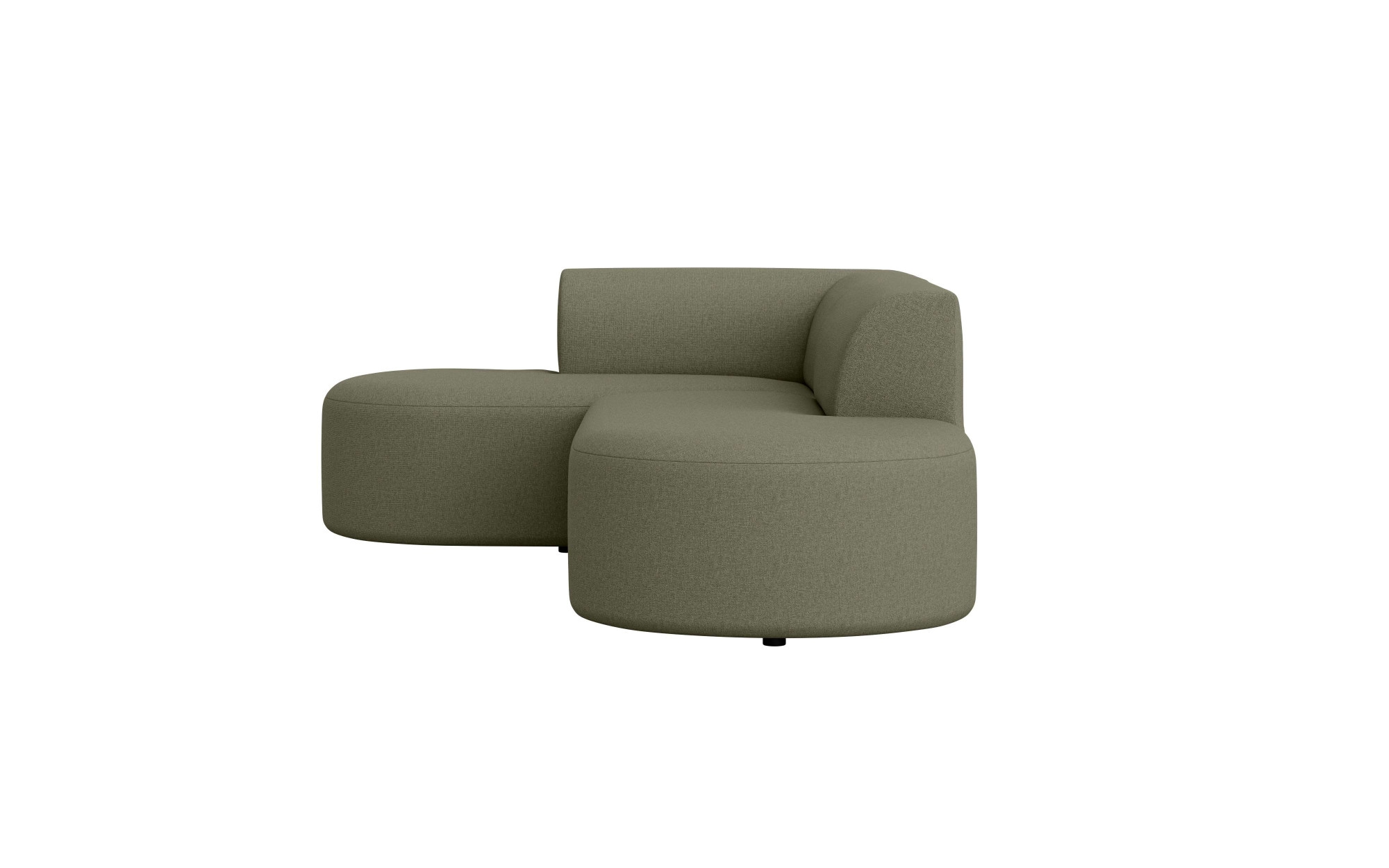 andas Ecksofa »Ecksofa Tvinne mit Ottomane links oder rechts bestellbar«, L-Form, mit Wellenunterfederung, BxTxH 260x170x73 cm
