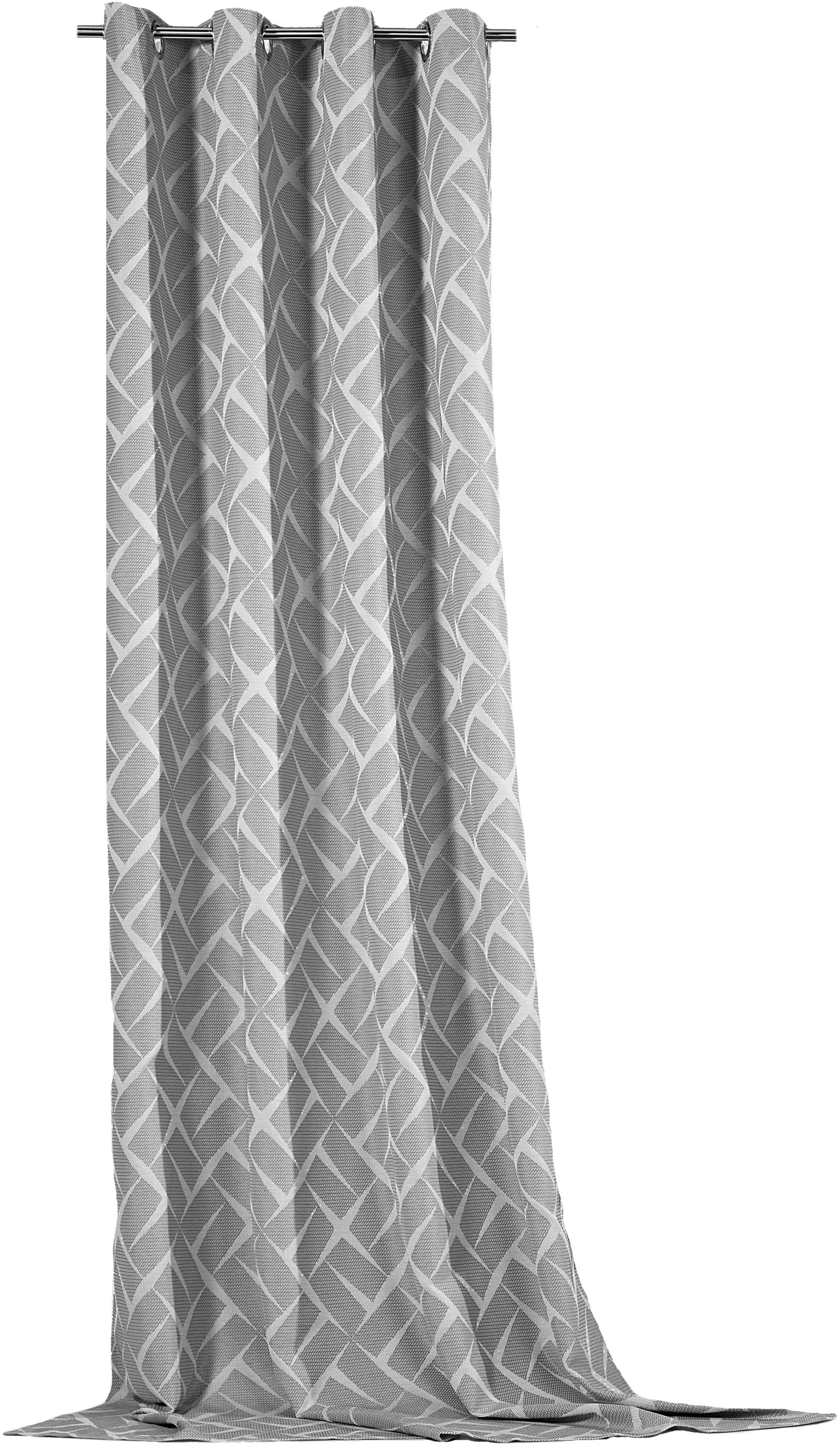 Weckbrodt "Jasper" Ösen 1 Stk. tlg. Jacquard, Ösen, toller 3D-Effekt, blickdicht, Gardine, Store