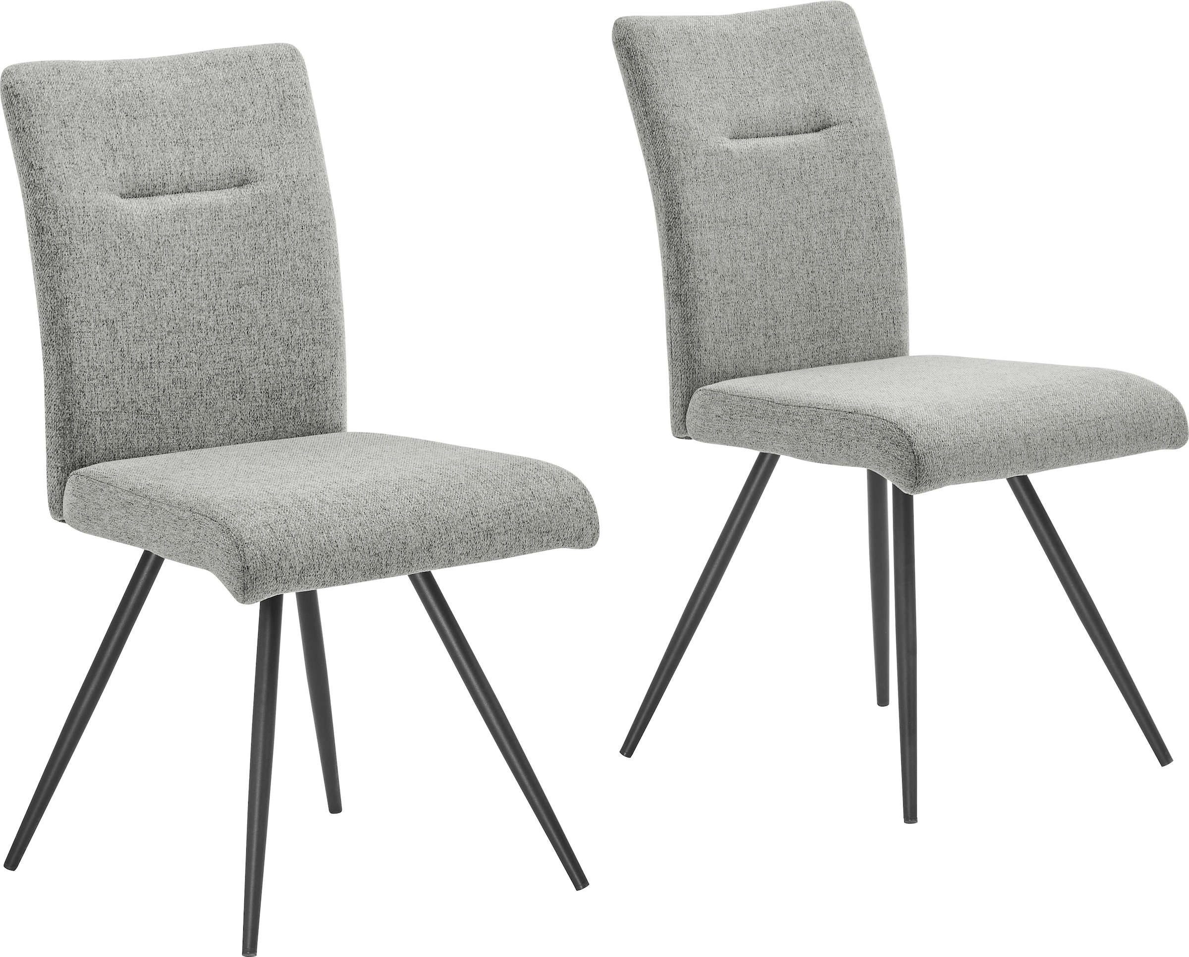 OTTO home 4-Fußstuhl "Tayz" (Set) mit Strukturstoff oder Samtbezug, aufwend günstig online kaufen