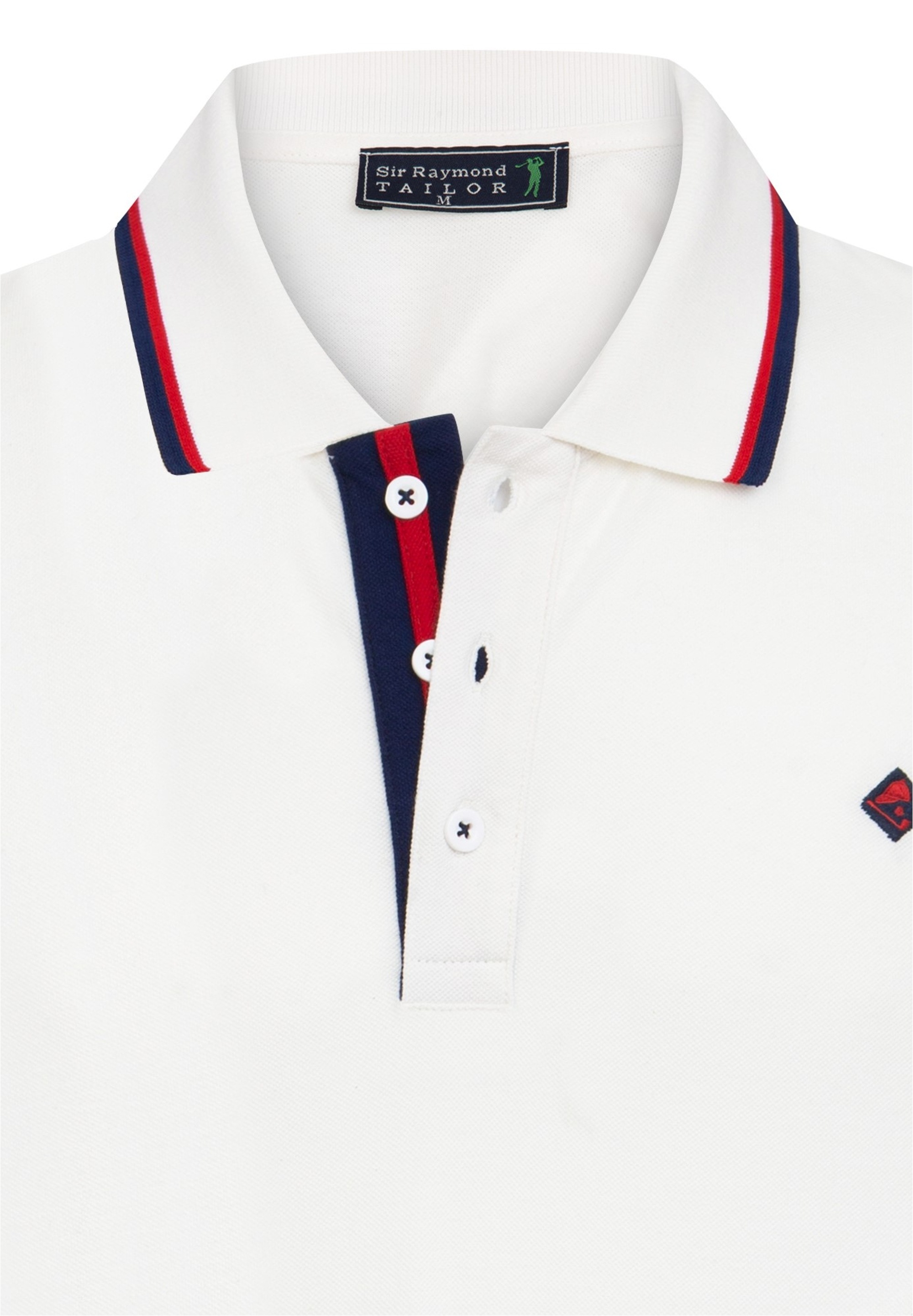 SIR RAYMOND TAILOR Poloshirt, mit klassischem Kragen und kurzer Knopfleiste