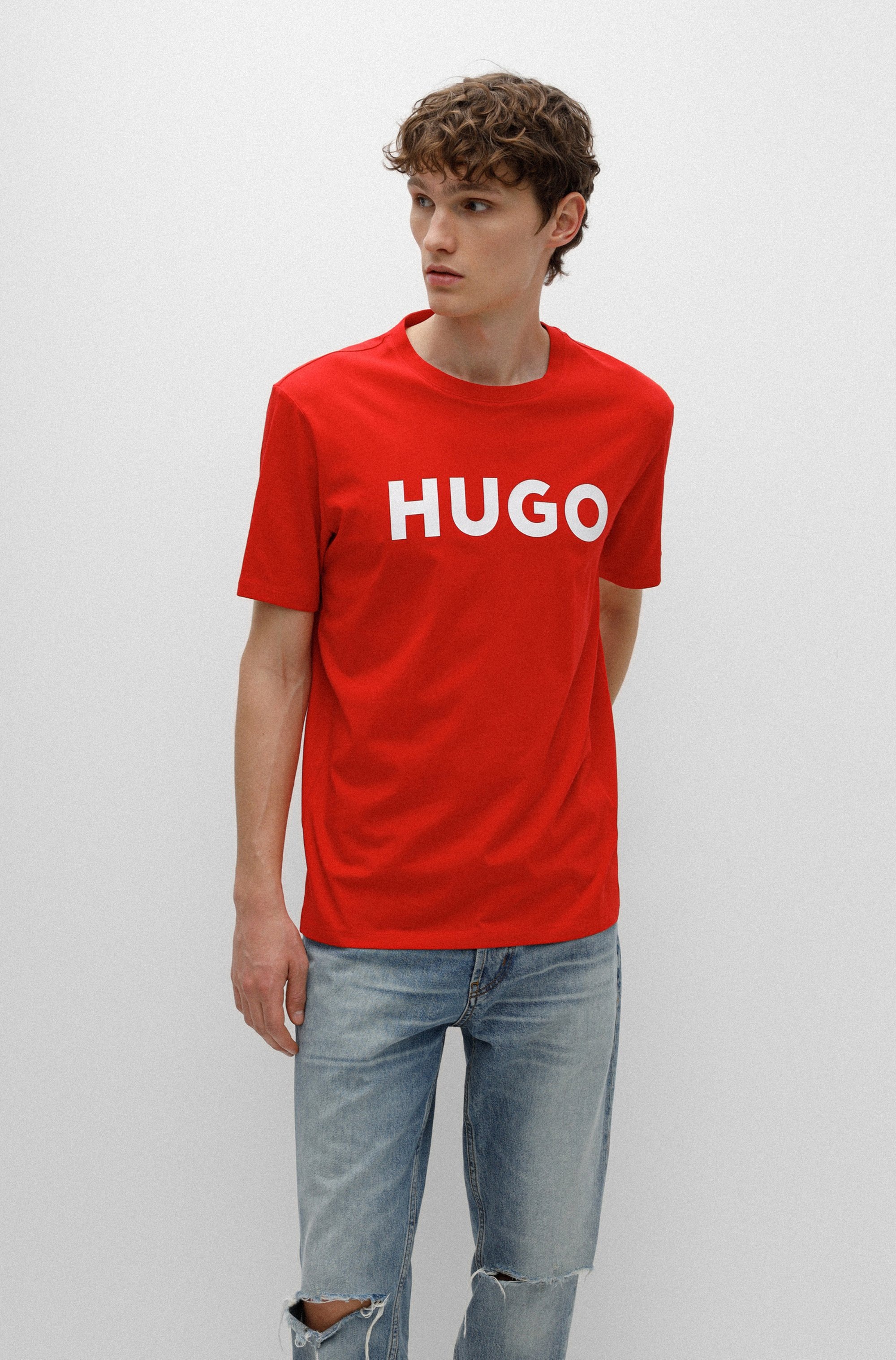 HUGO T-Shirt "Dulivio" Rundhalsausschnitt, Regular Fit, Must have Basic günstig online kaufen