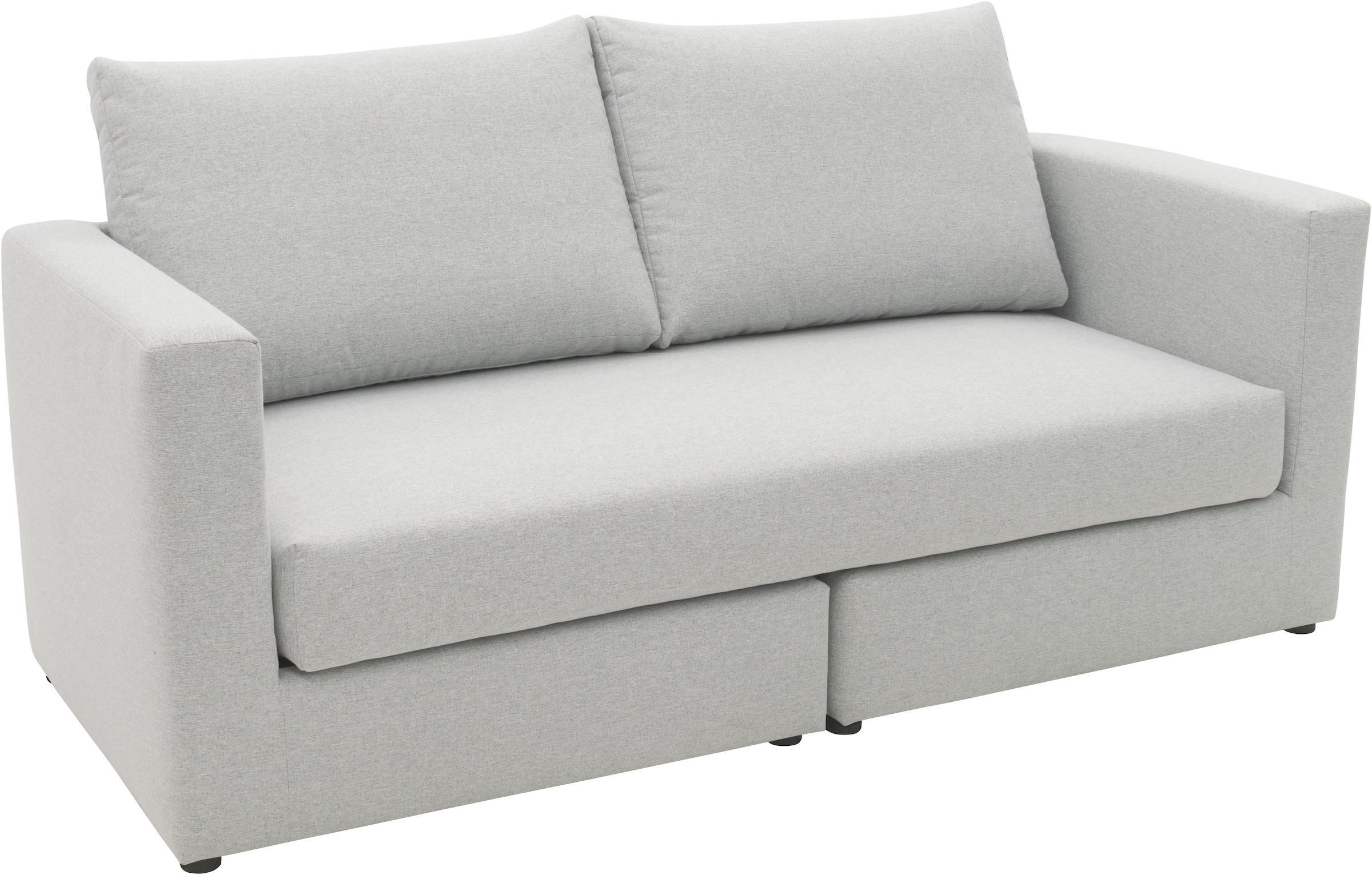 DOMO collection 2-Sitzer »800015 B/T/H: 178/80/90 cm«, Sitzfläche mit Federkern, inkl. 2 Rückenkissen