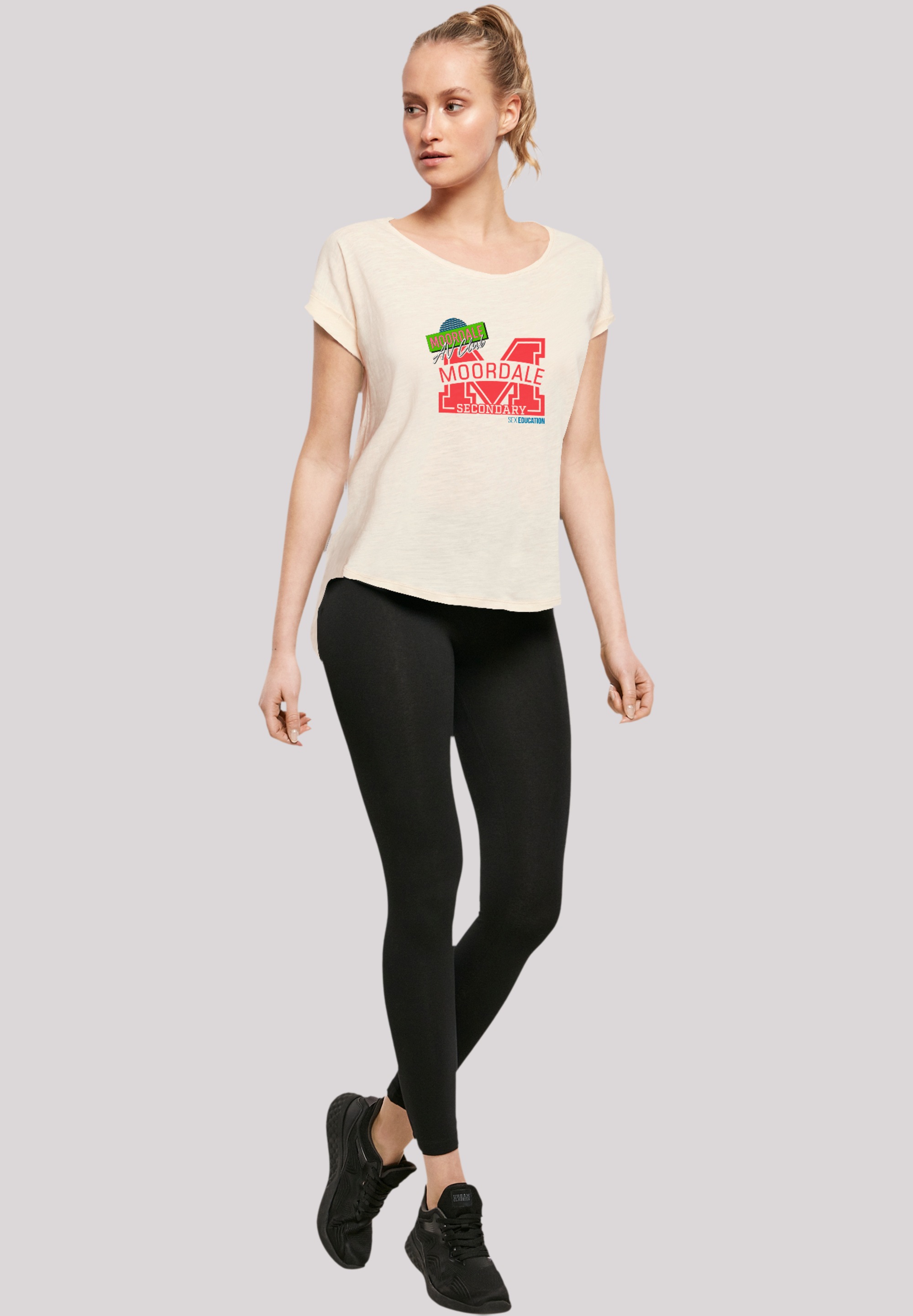 F4NT4STIC T-Shirt »Sex Education Moordale M Collage Netflix TV Series«, Premium Qualität