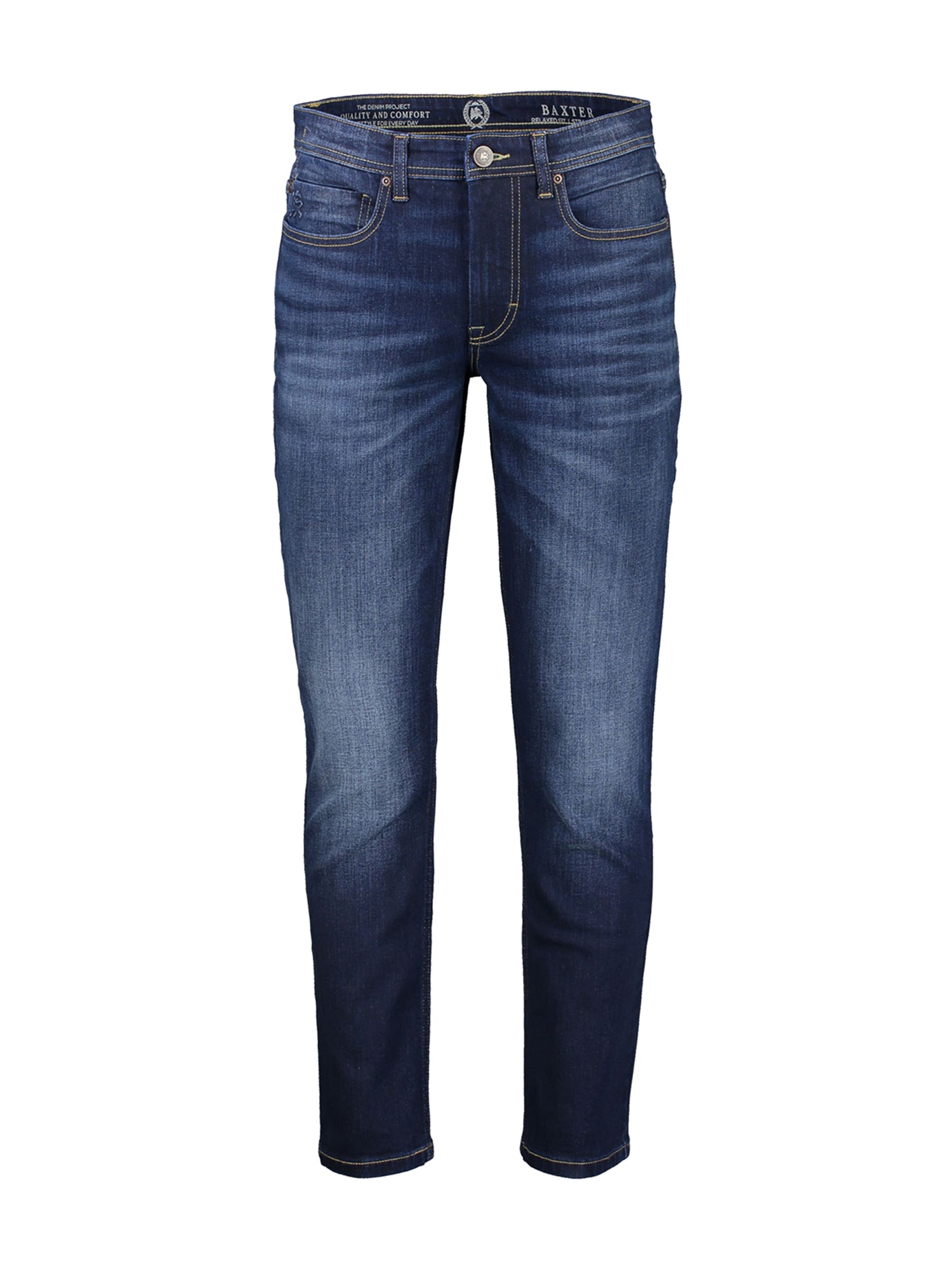 LERROS 5-Pocket-Jeans "LERROS BAXTER Herrenjeans, RELAXED FIT, Gerader Beinverlauf"