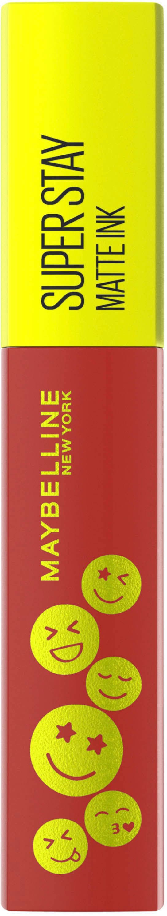 MAYBELLINE NEW YORK Lippenstift »Maybelline New York Super Stay Matte Ink Lippenstift«, mit natürlichen Inhaltstoffen