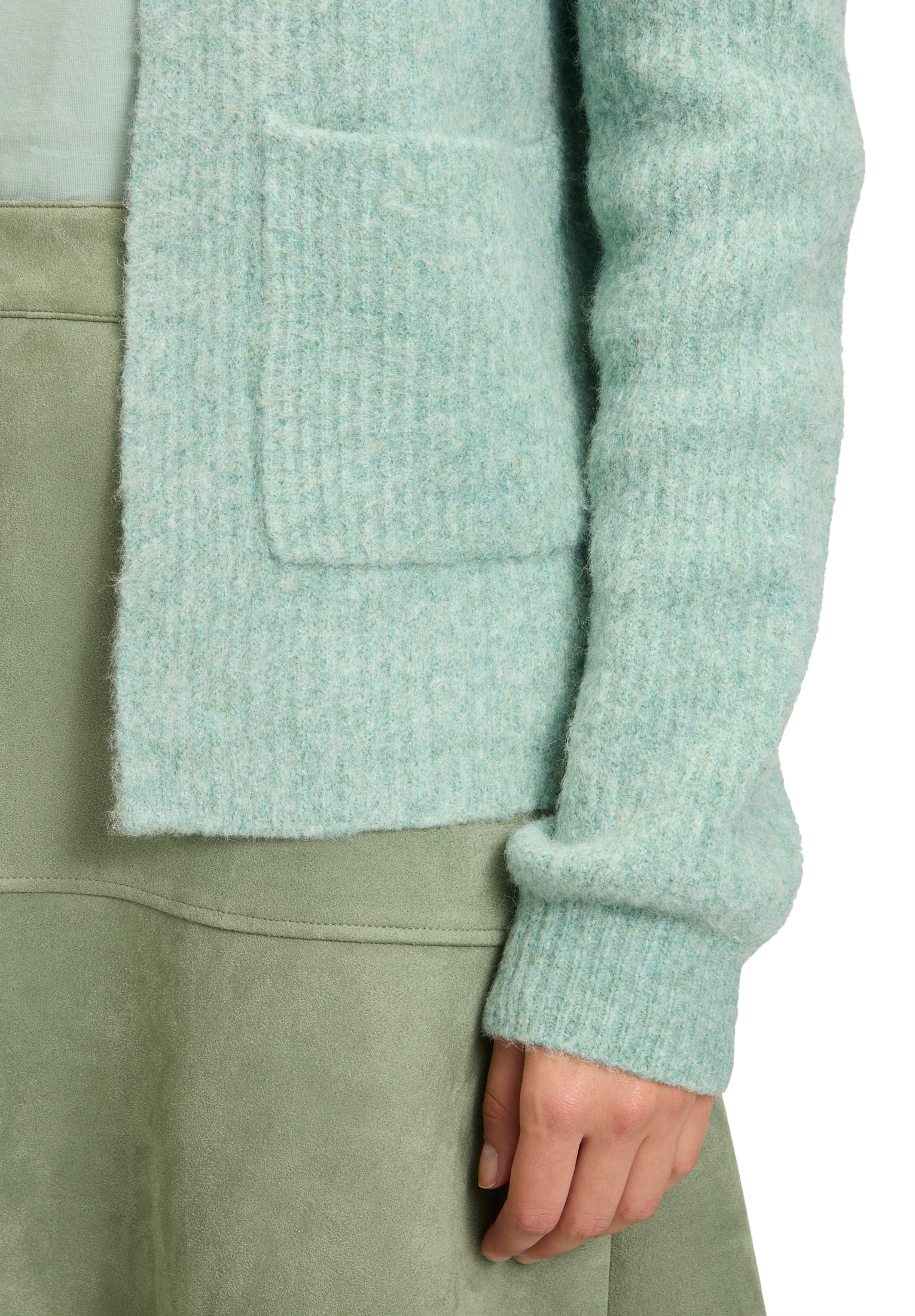 Cartoon Strickjacke »Cartoon Damen Strick-Cardigan mit Taschen«, Struktur