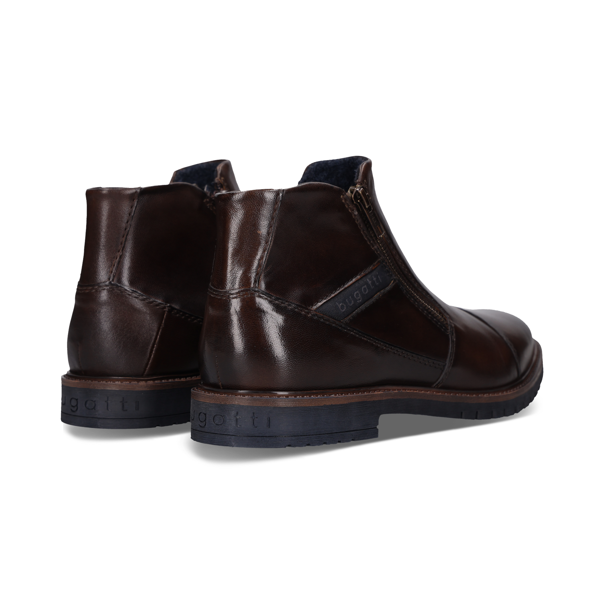 bugatti Stiefelette  Boots mit beidseitigen Reißverschlüssen