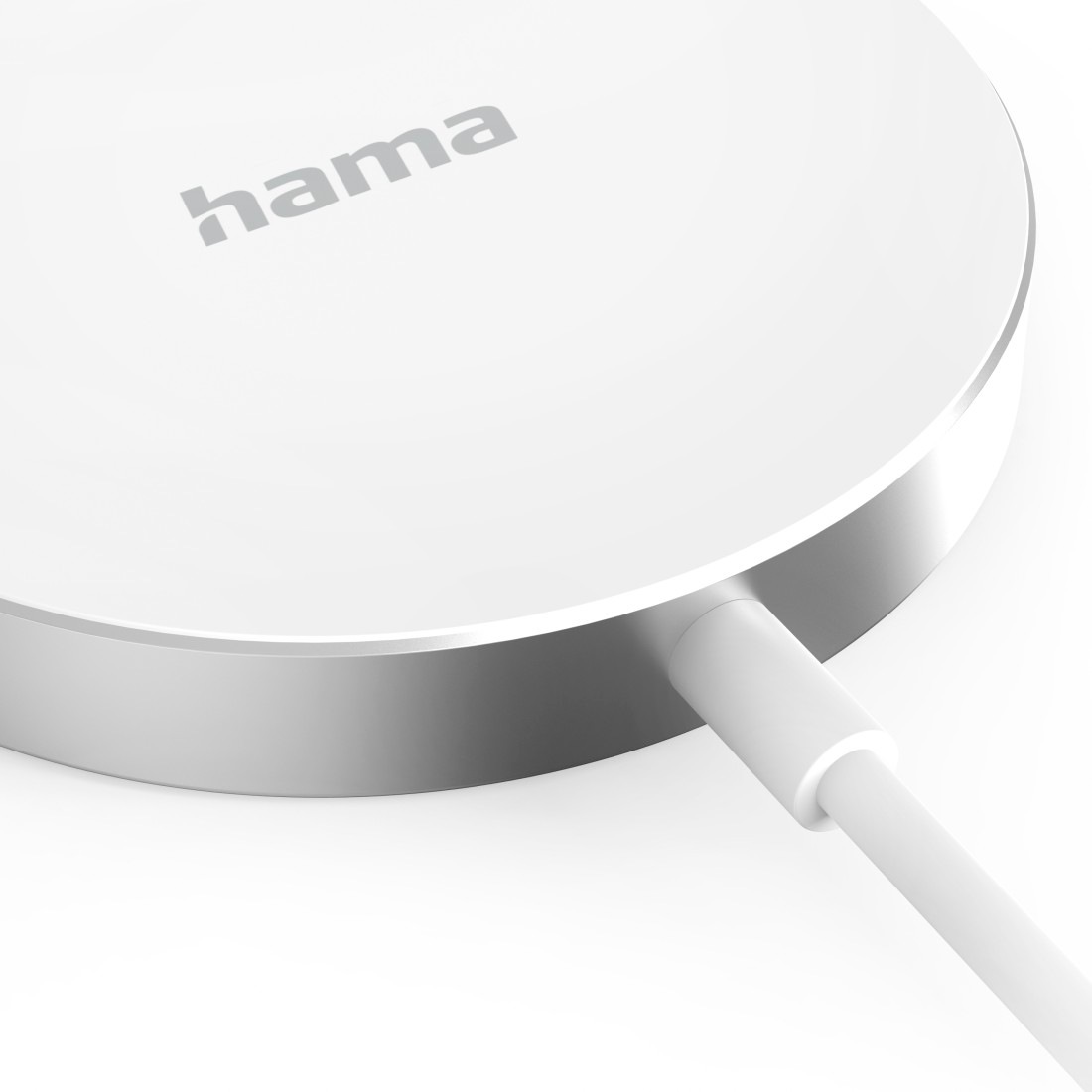 Hama Schnelllade-Gerät »Wireless Charger "MagCharge", 15 W, kabellos«, Schnellladegerät, magnetischer Induktionslader, ab Apple iPhone 12