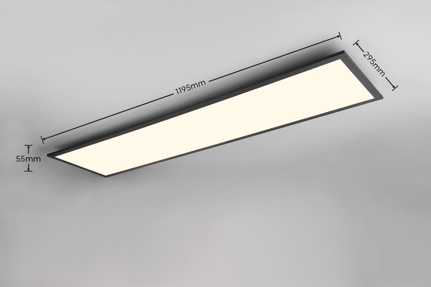 REALITY Leuchten LED Panel »BETA, LED Deckenleuchte, CCT 2700-6500K Fernbedienung« LED-Board 1 Stk. Farbwechsler | RGB RGB Multicolor Farbwechsel dimmbar  Memoryfunktion