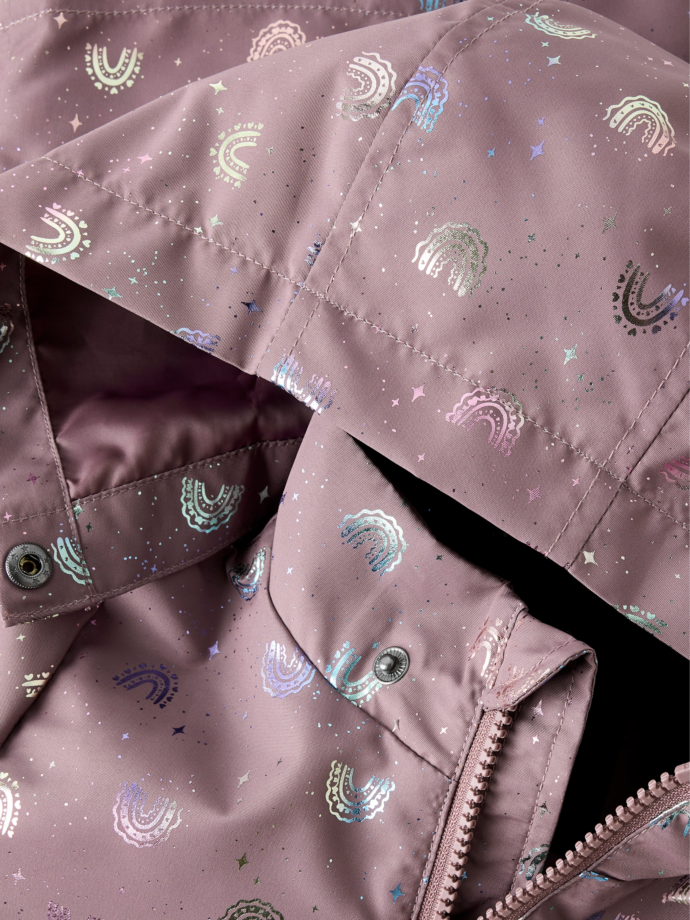 Name It Parka »NMFMAXI JACKET LI FOIL AOP« mit Kapuze