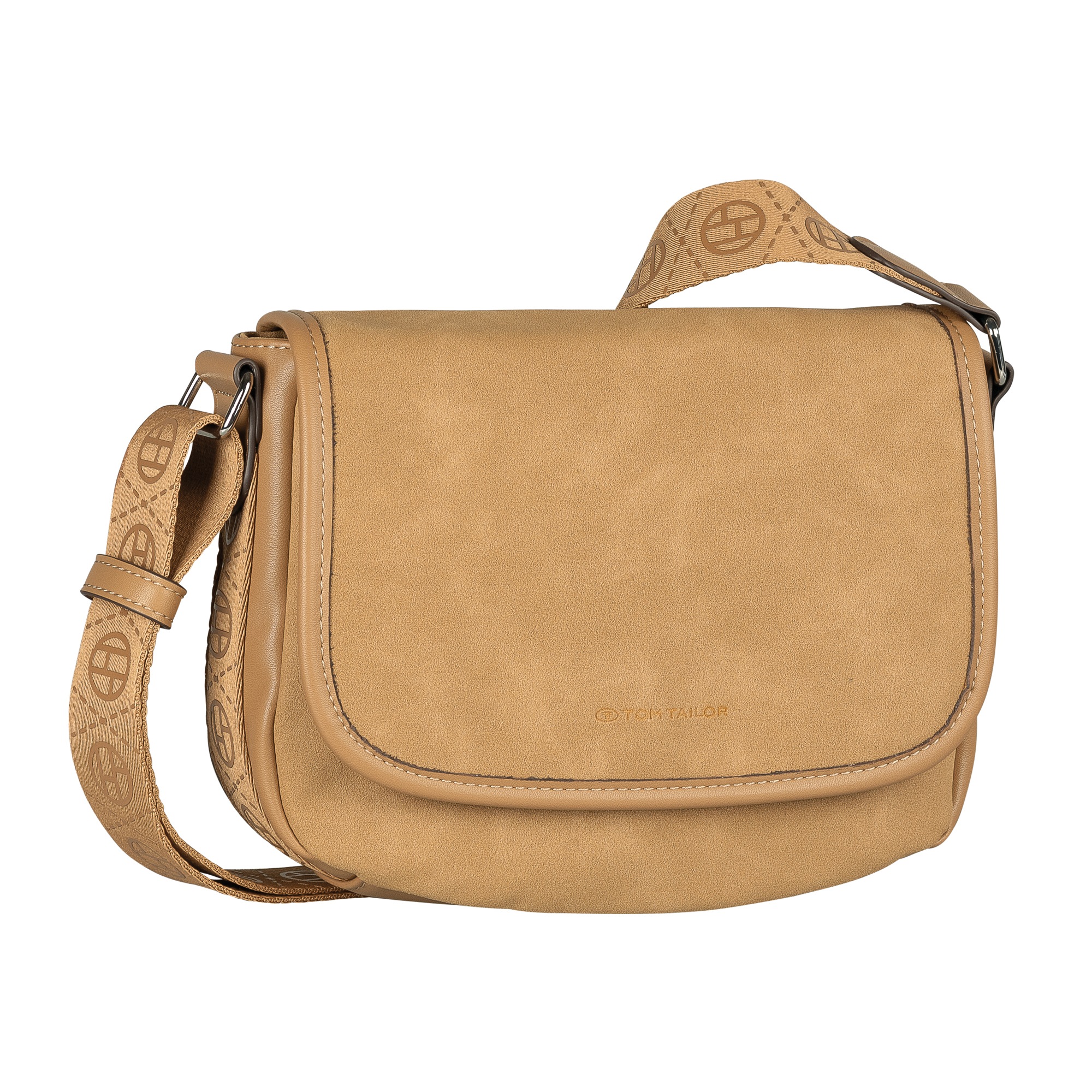 TOM TAILOR Satteltasche "Yara", feines Nubukimtat mit Glattlederimitat sowi günstig online kaufen