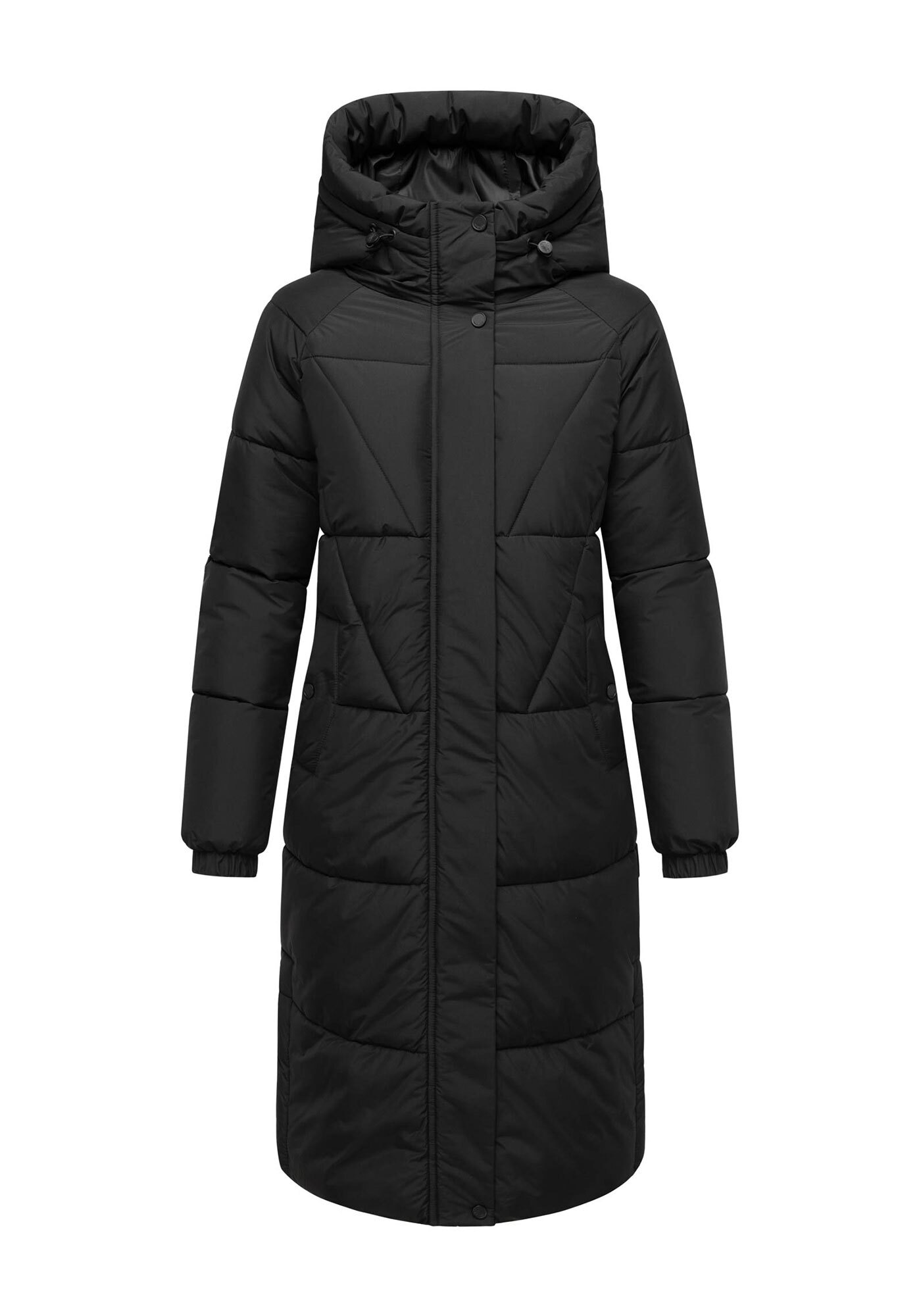 Marikoo Winterjacke »Yaskaa«, Bewegungsschlitze mit Druckknopfverschluss