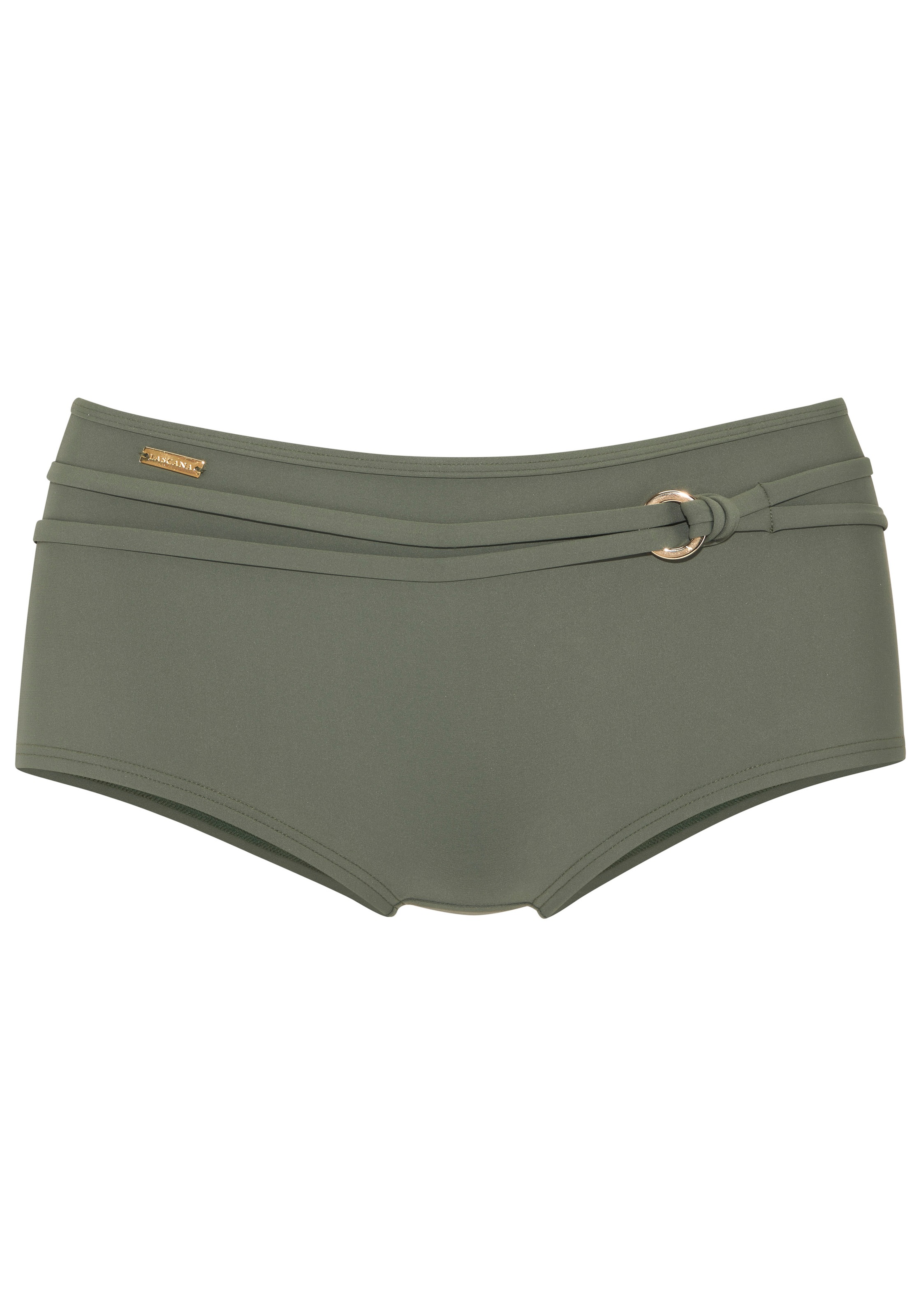 LASCANA Bikini-Hotpants "Italy", mit Ziergürtel günstig online kaufen