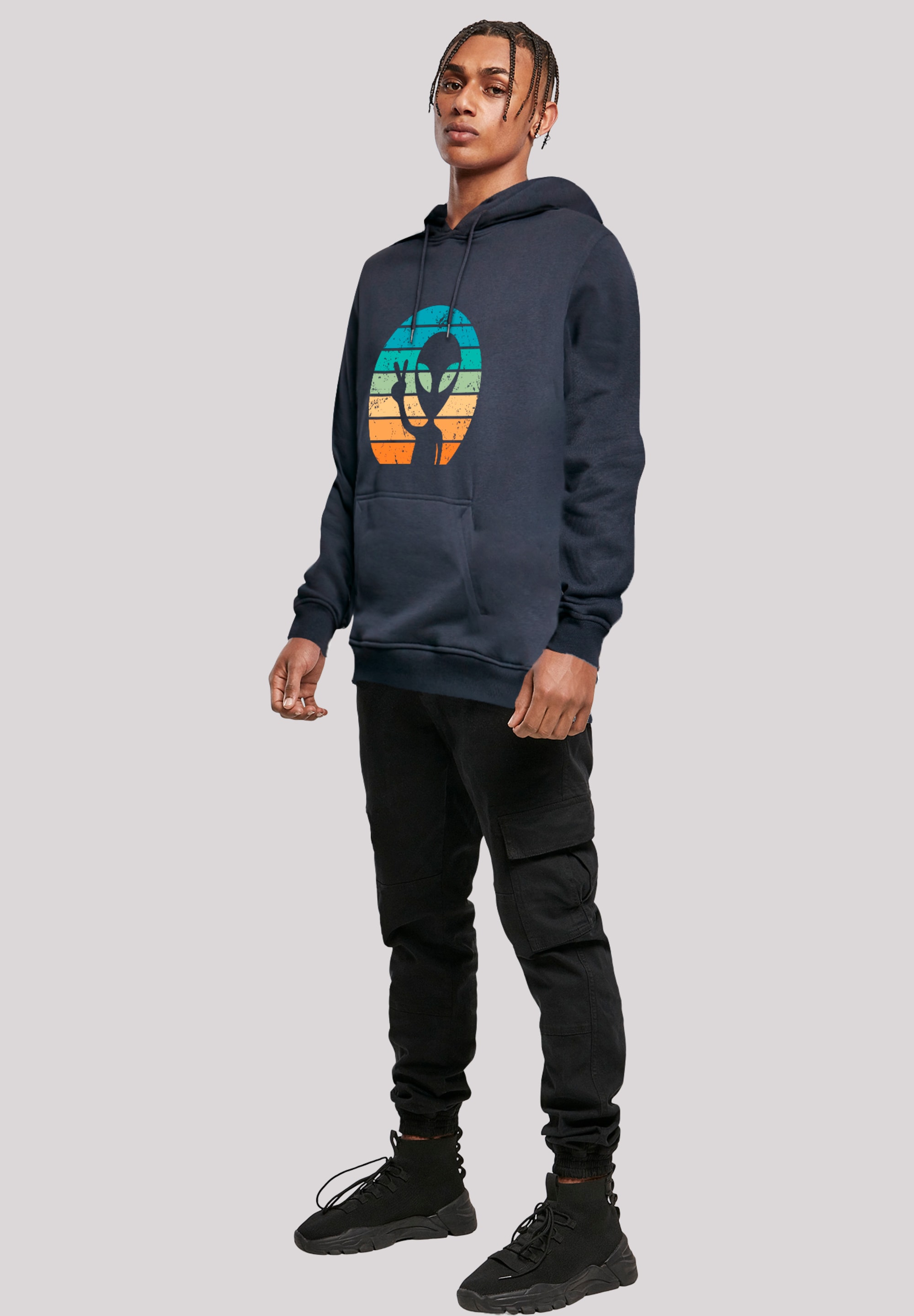 F4NT4STIC Kapuzenpullover »Alien Piece Sonnenuntergang«, Premium Qualität