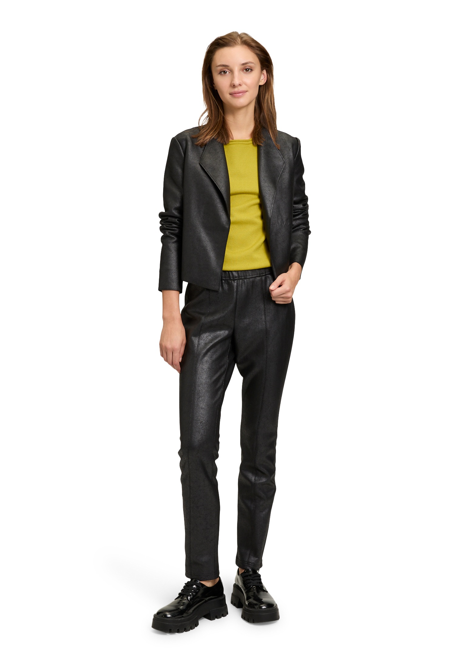 Cartoon Jackenblazer »Cartoon Damen Blazer-Jacke mit offenem Saum«, Material
