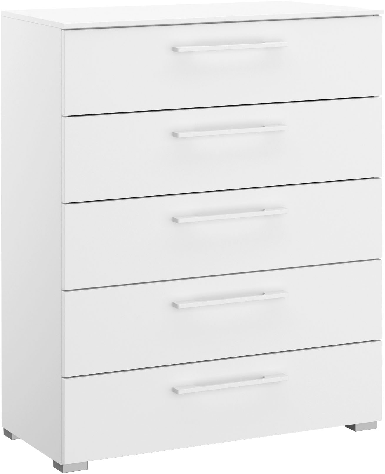 rauch Schubkastenkommode "Kommode Sideboard Wäscheschrank Schrank SKAT PURE" inkl. SOFT-CLOSE-FUNKTION, mit 5 Schubladen in puristischem Design MADE IN GERMANY
