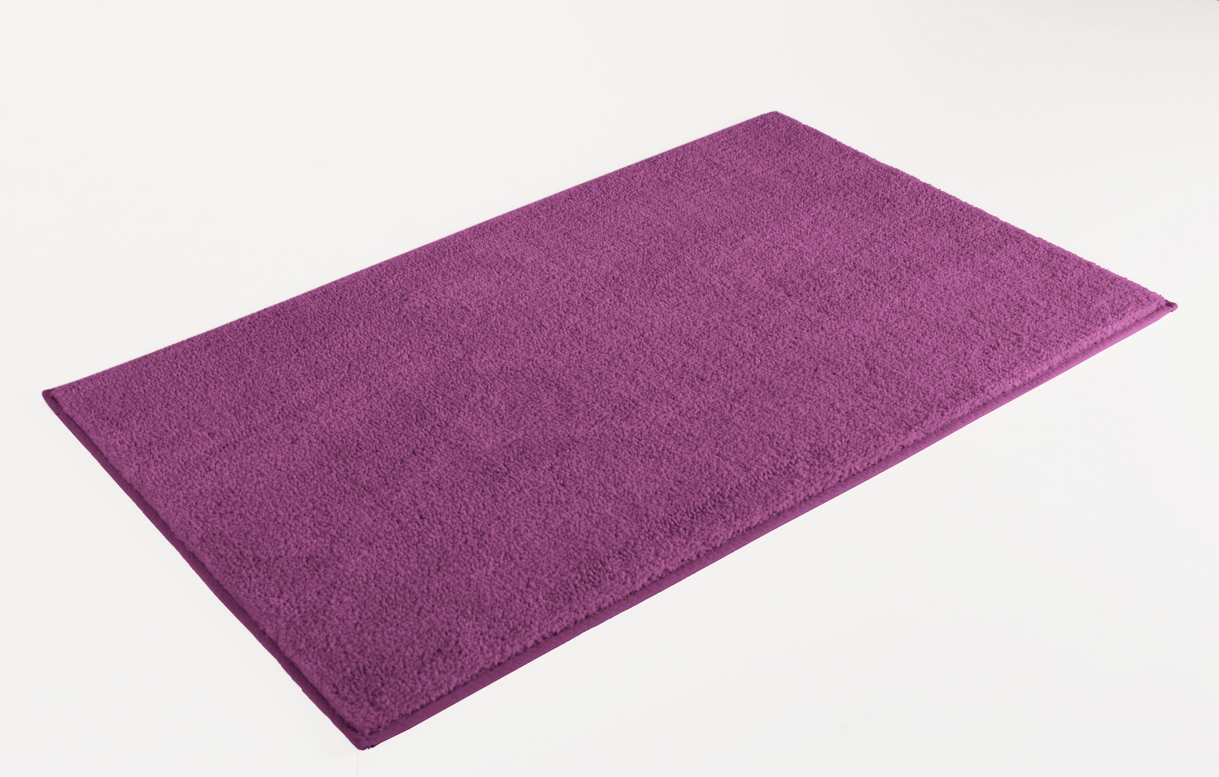 my home Badematte »Vanessa, Badvorleger, Badezimmer Teppich«, rutschhemmend beschichtet, schnell trocknend-fußbodenheizungsgeeignet-strapazierfähig, Badteppich, weiche Haptik, unifarben