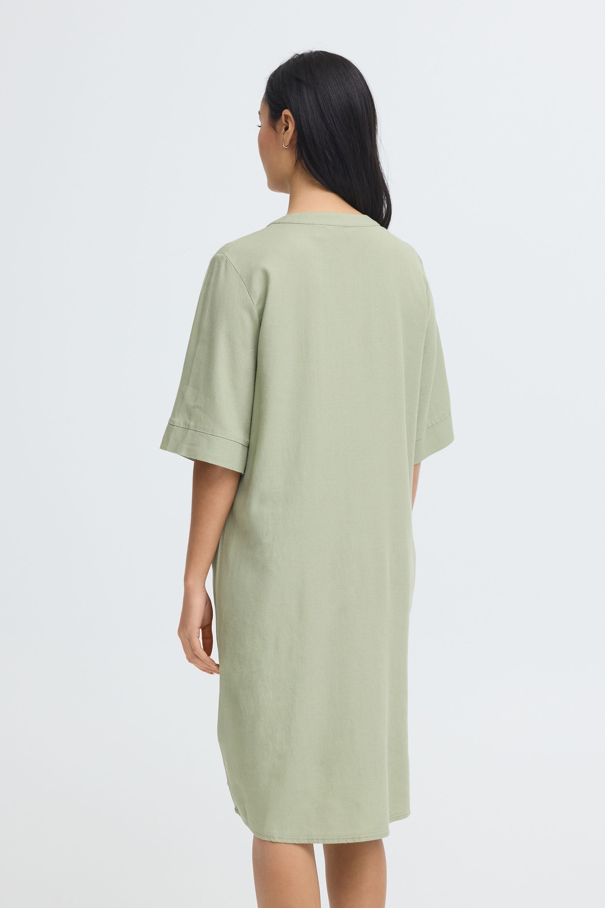 OXMO Minikleid »Minikleid OXNInna Linen Mix«