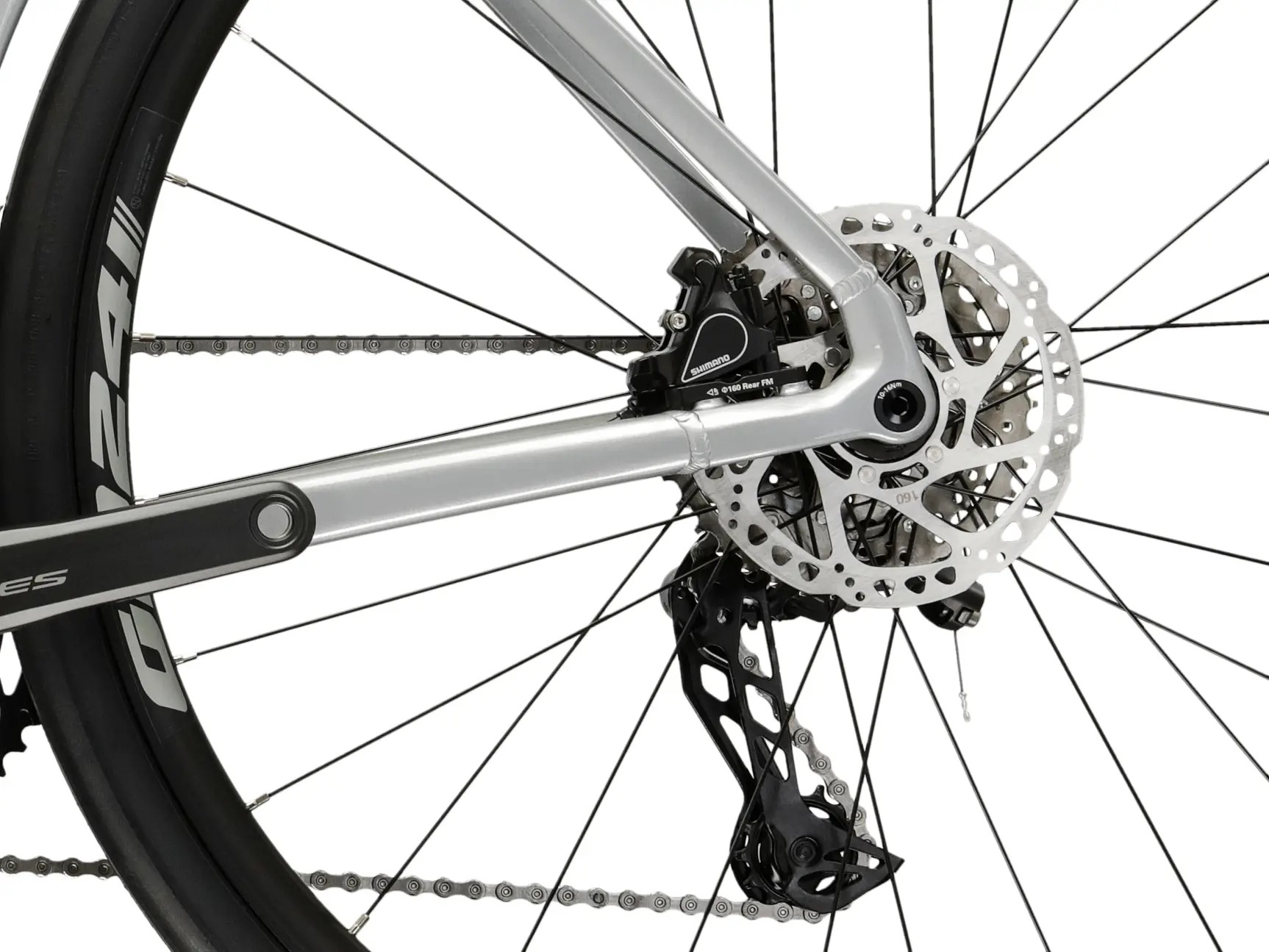 Kross Gravelbike »KROSS Gravelbike Alta 2.0 28" silver 20 Gänge Gabel aus Carbon 2026« 18 Gang Shimano CUES U3020 Schaltwerk Kettenschaltung Carbon aus Gabel