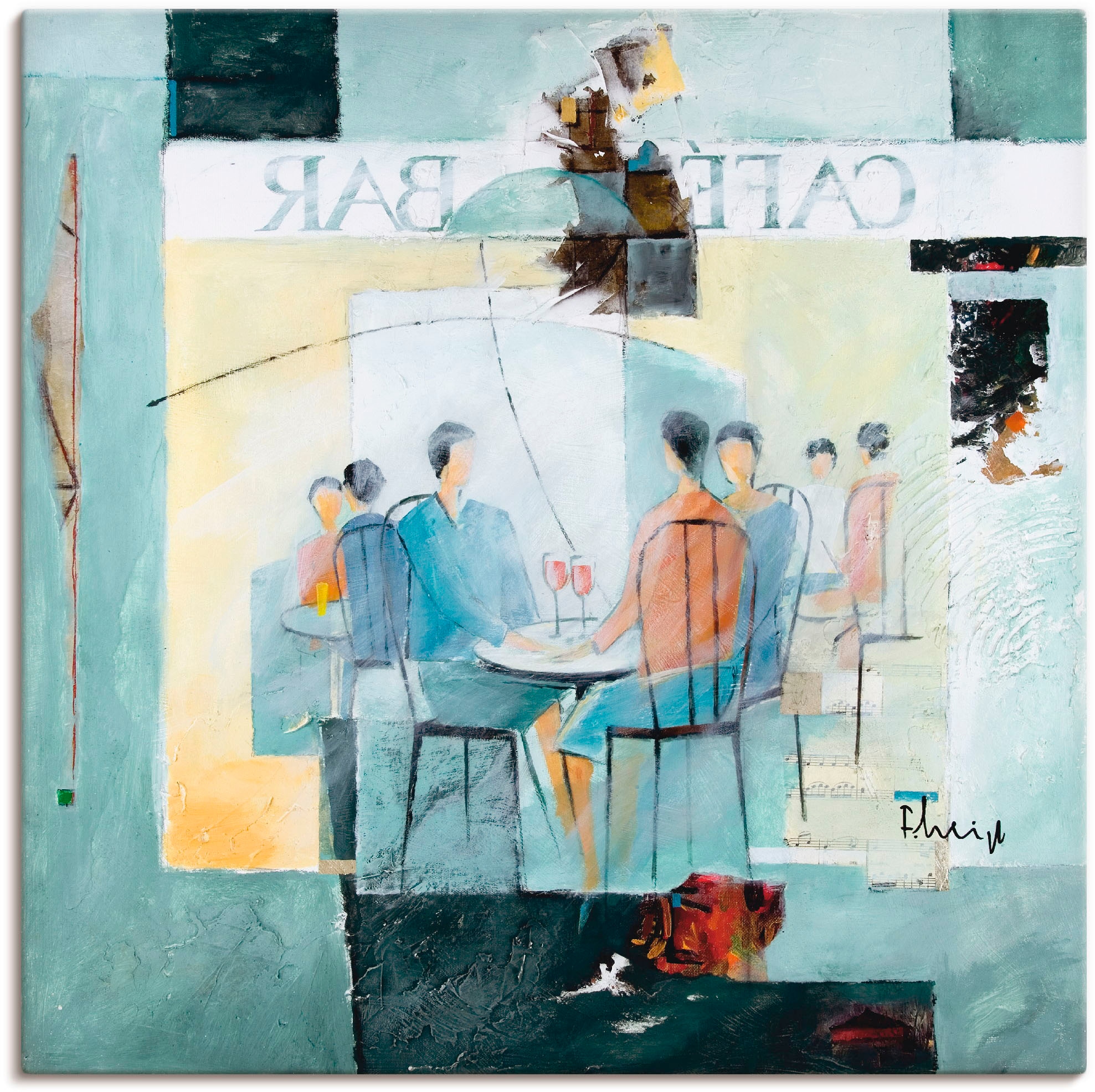 Artland Wandbild "Geschmack von Zitronen" Gruppen & Familien 1 Stk. tlg. al günstig online kaufen