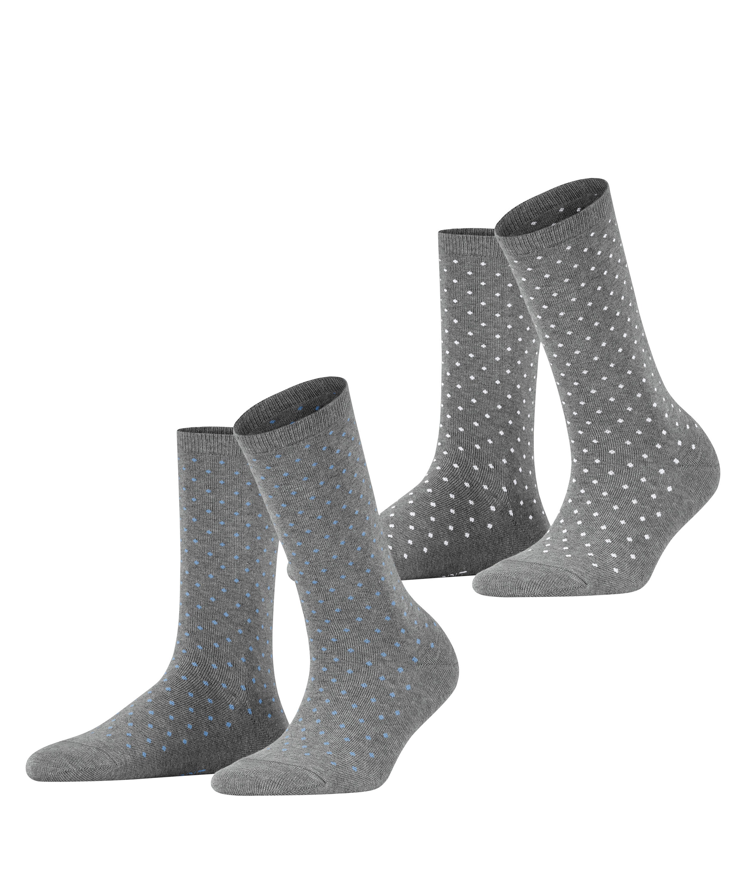 Esprit "Fine Dot" 2 Paar, mit Punkten, schmales Bündchen, Baumwoll-Mix