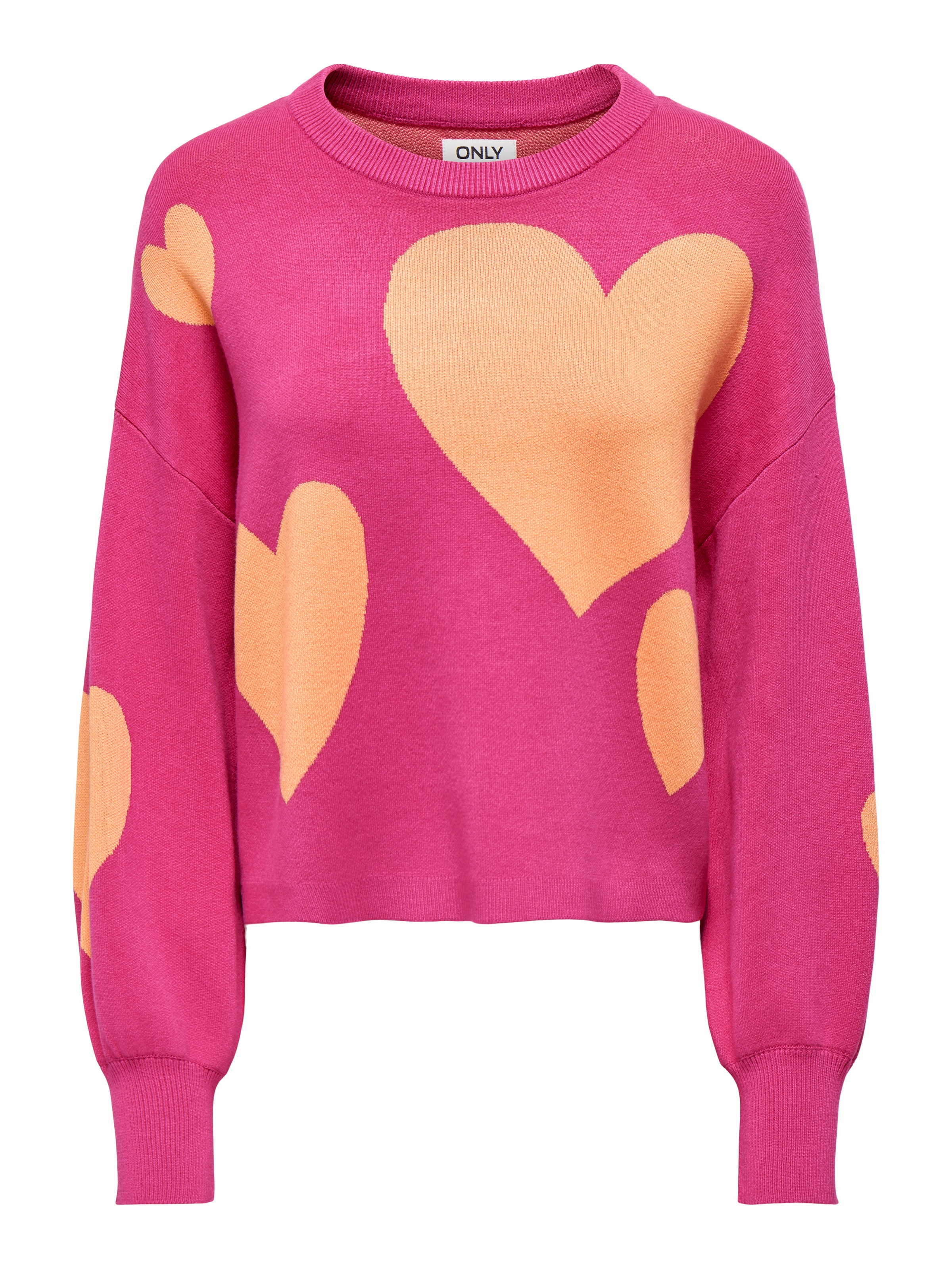 ONLY "ONLMONTANA LS JQ O-NECK CC KNT" mit Rippbündchen günstig online kaufen