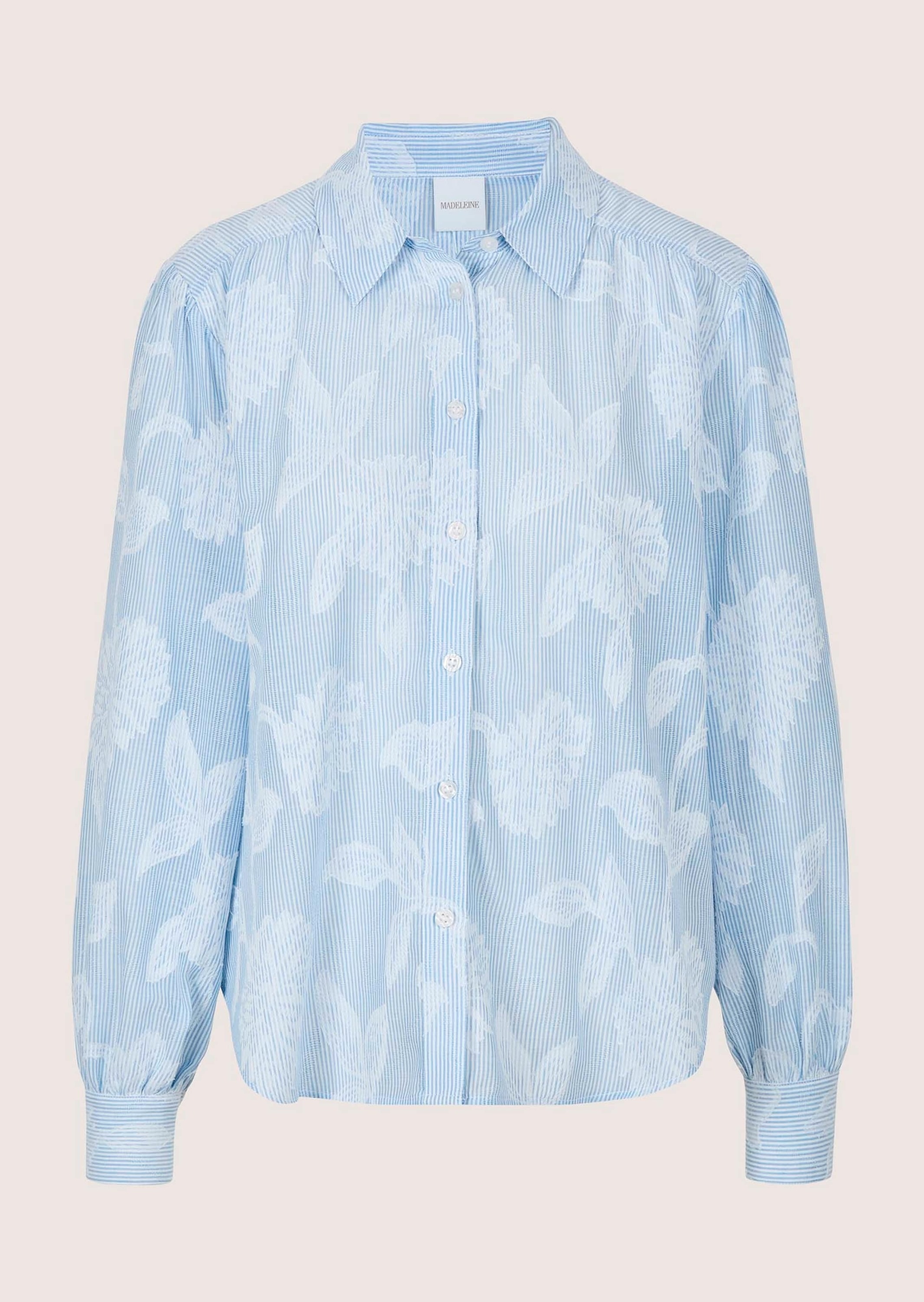 MADELEINE Hemdbluse "Hemdbluse Ausbrennerbluse mit Blütenmotiv" Hemdbluse m günstig online kaufen