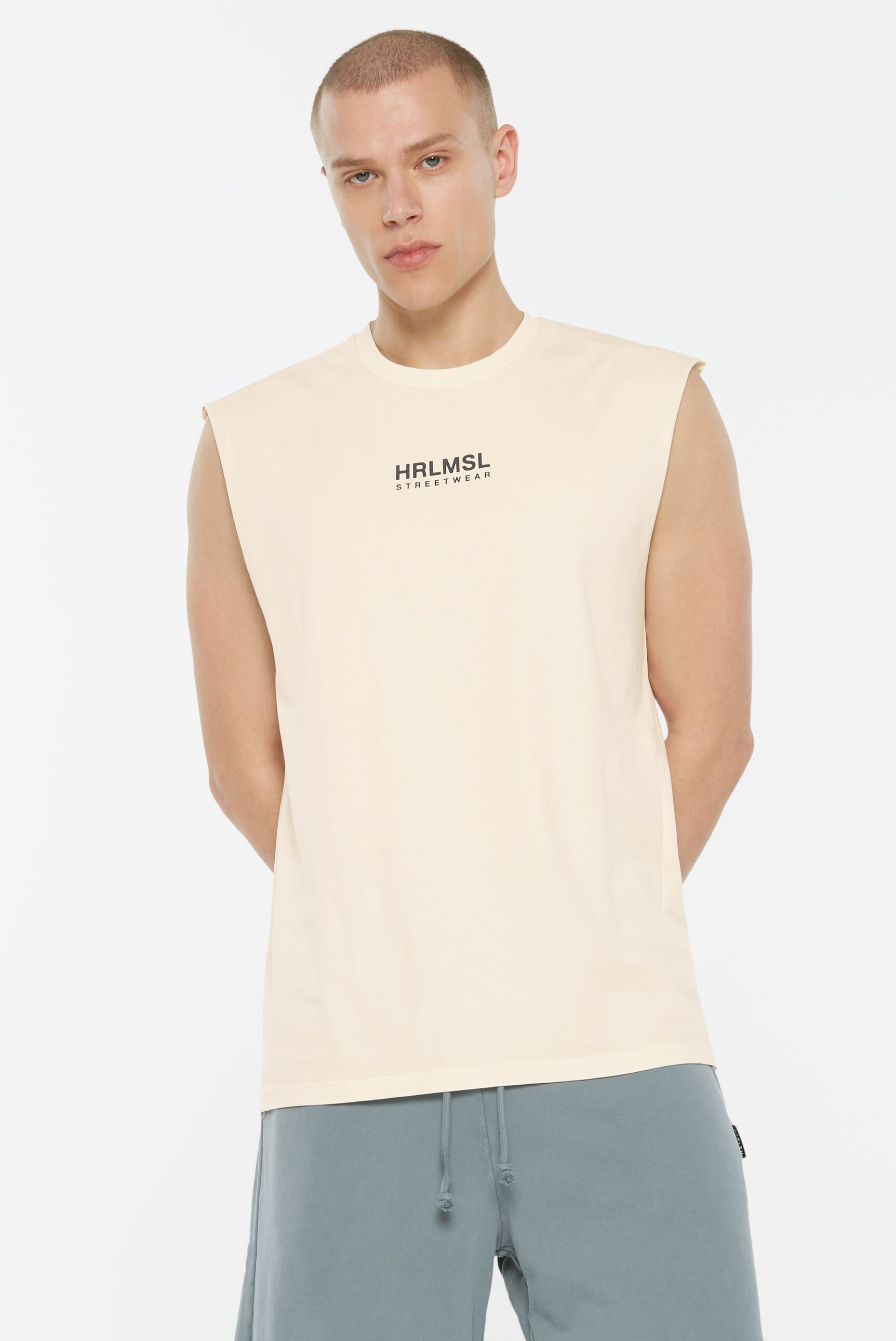 Harlem Soul Muscleshirt, mit offenen Kanten günstig online kaufen