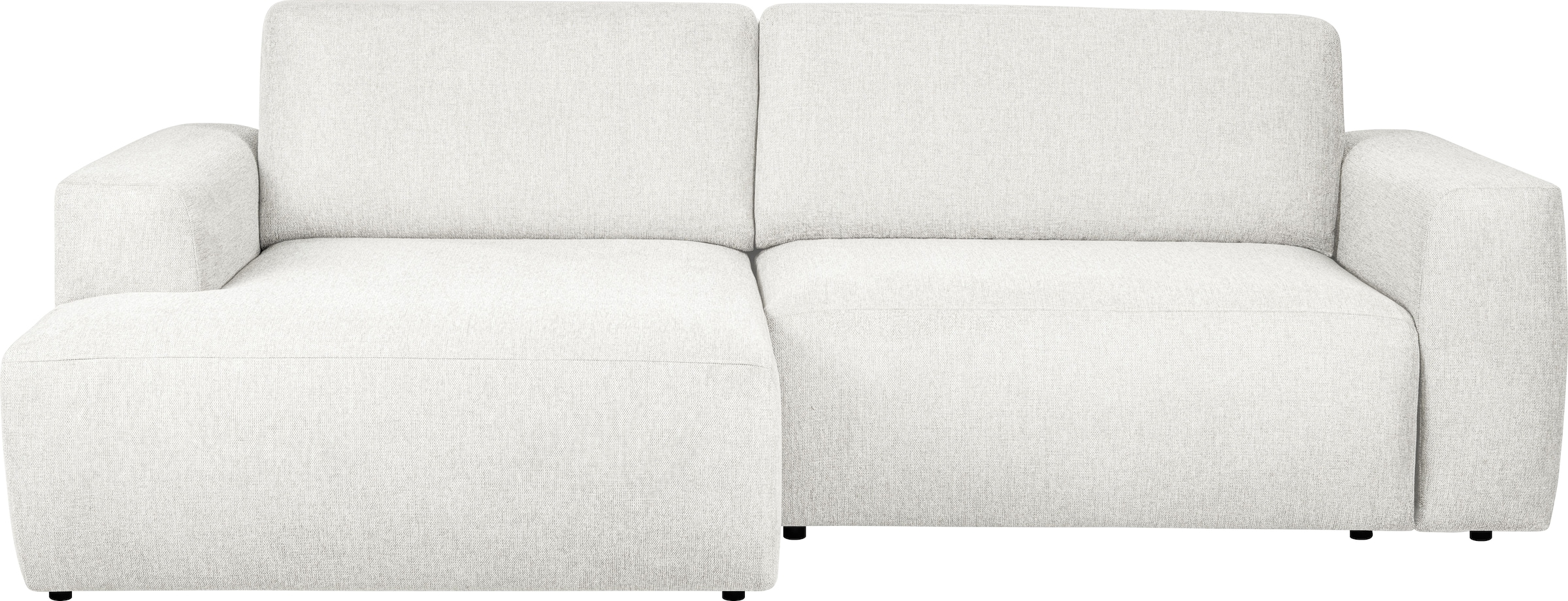 Home affaire Schlafsofa »Noord Schlafecksofa, Breite 250 cm« Cord, Struktur, Webstoff, mit Wellenunterfederung, Massivholzrahmen