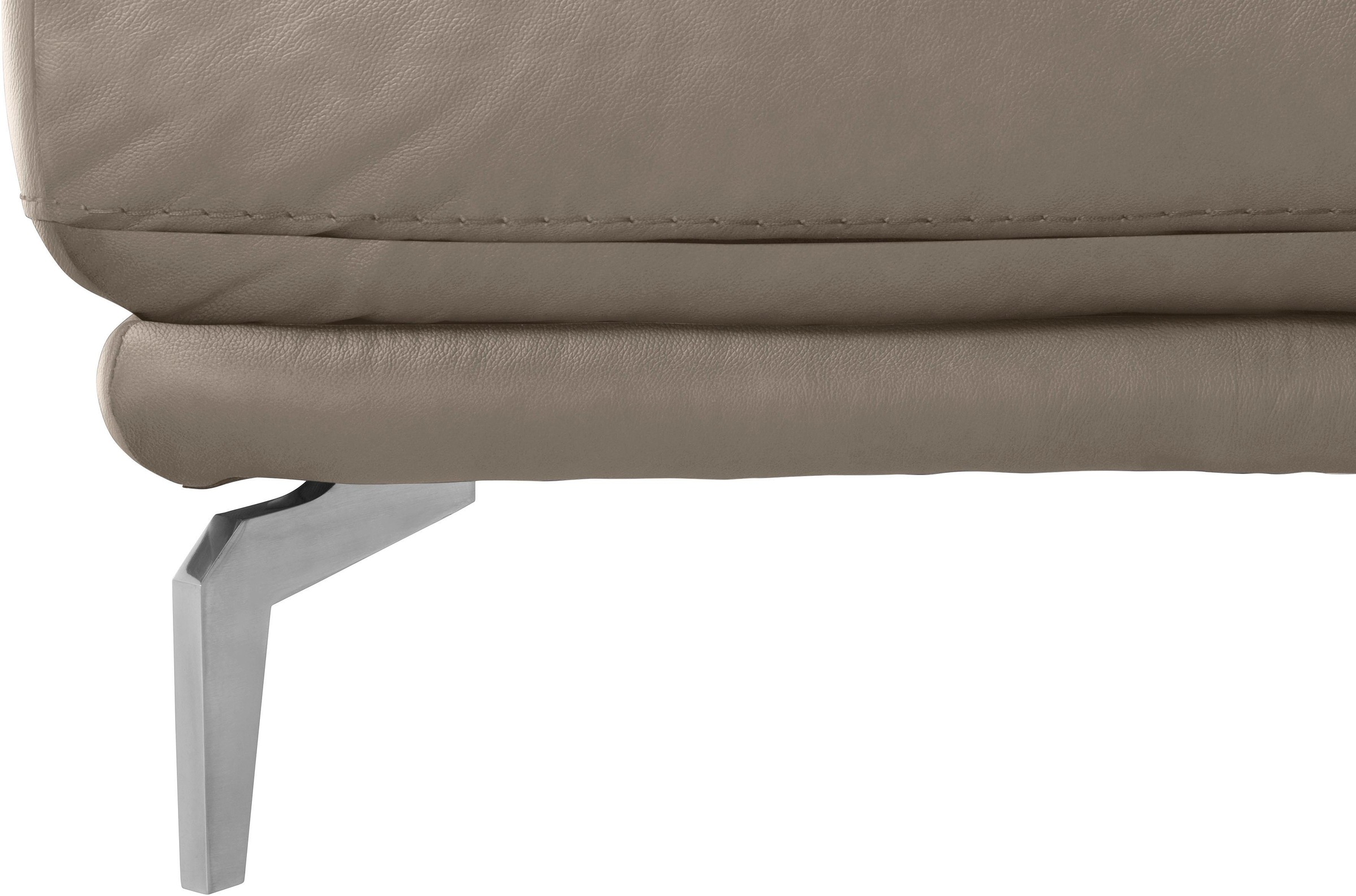 W.SCHILLIG Hocker »montanaa«, mit Metallfüßen in Chrom glänzend, Breite 141 cm