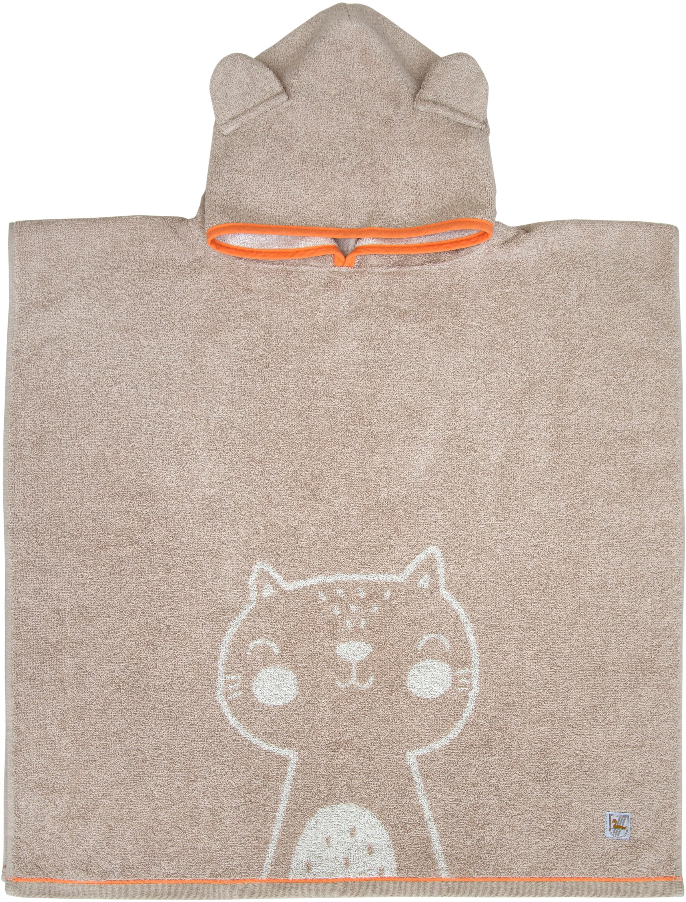 Dyckhoff Badeponcho "Katze", 1 Stk. günstig online kaufen