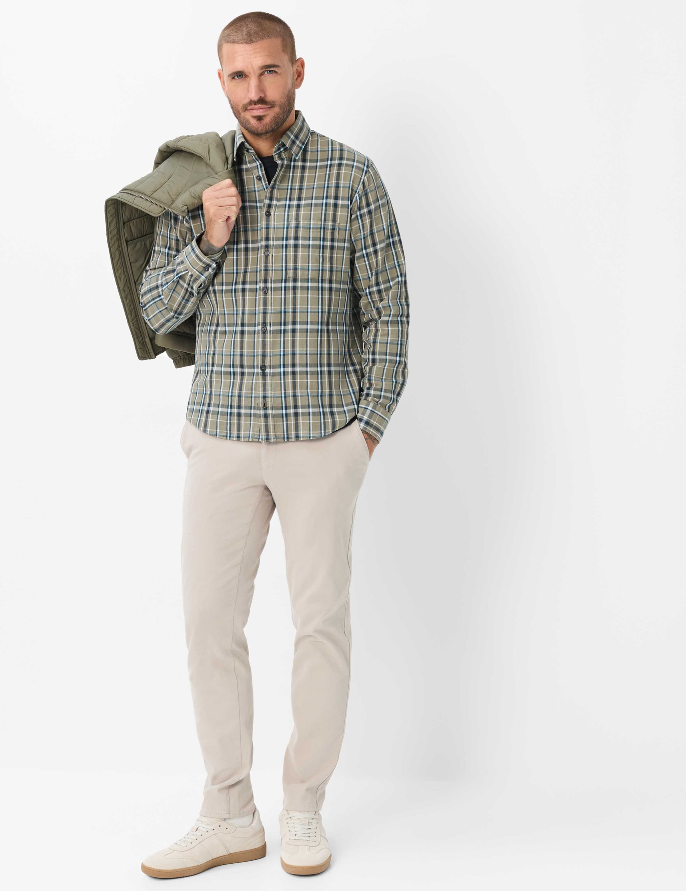 Brax Langarmhemd »Style KAY« Checks: Hemd aus reiner Baumwolle