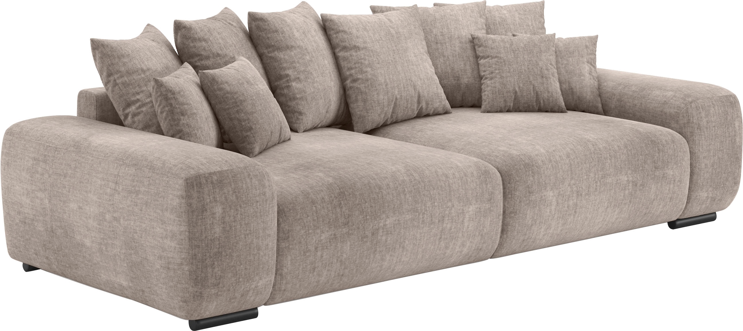 Home affaire Big-Sofa "Sundance, B/T 302/137 cm", Dauerschläfer mit Hygiene-Topper und Transporttasche