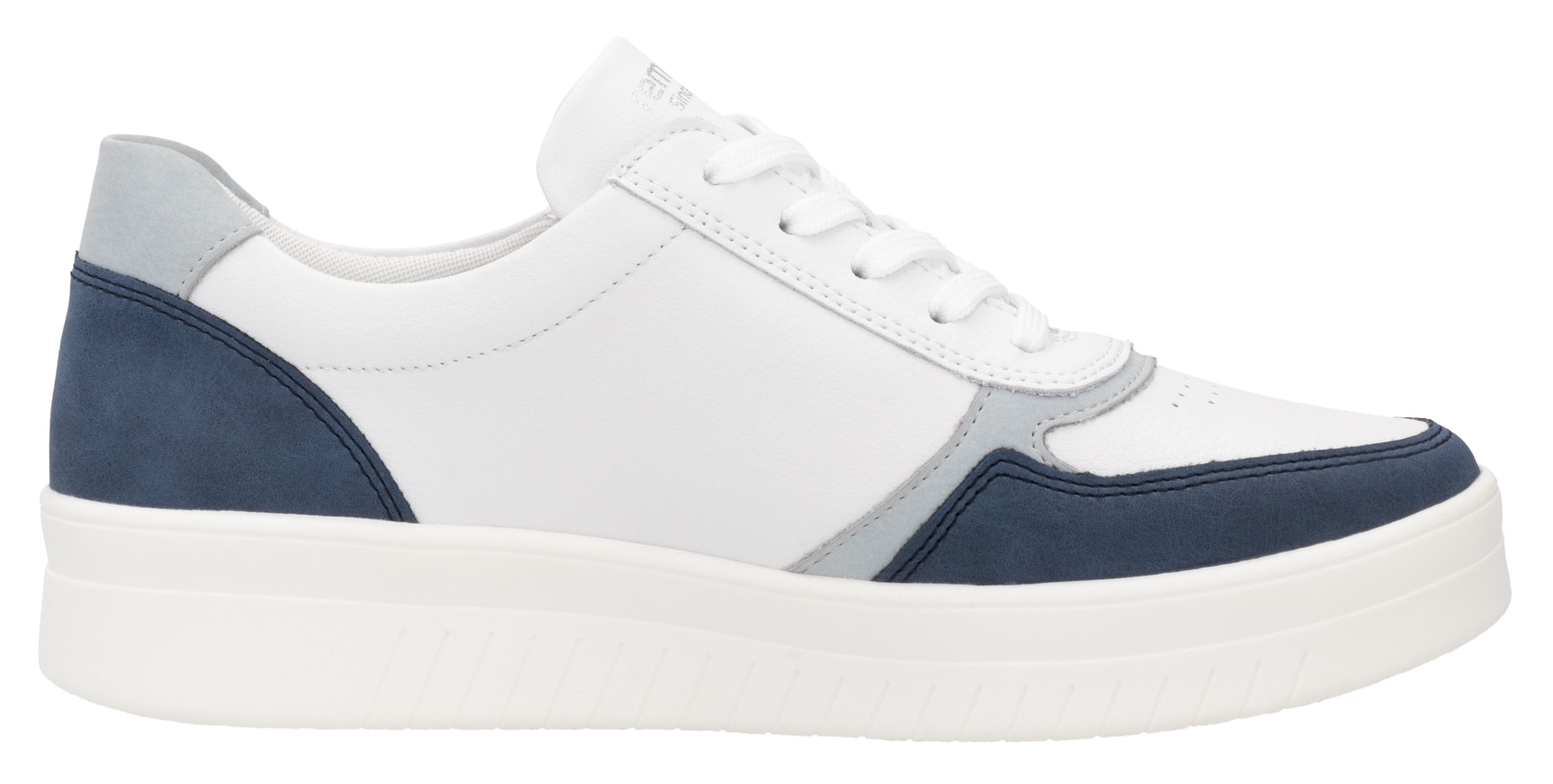 Remonte Plateausneaker, Freizeitschuh, Halbschuh, Schnürschuh in schmaler Form