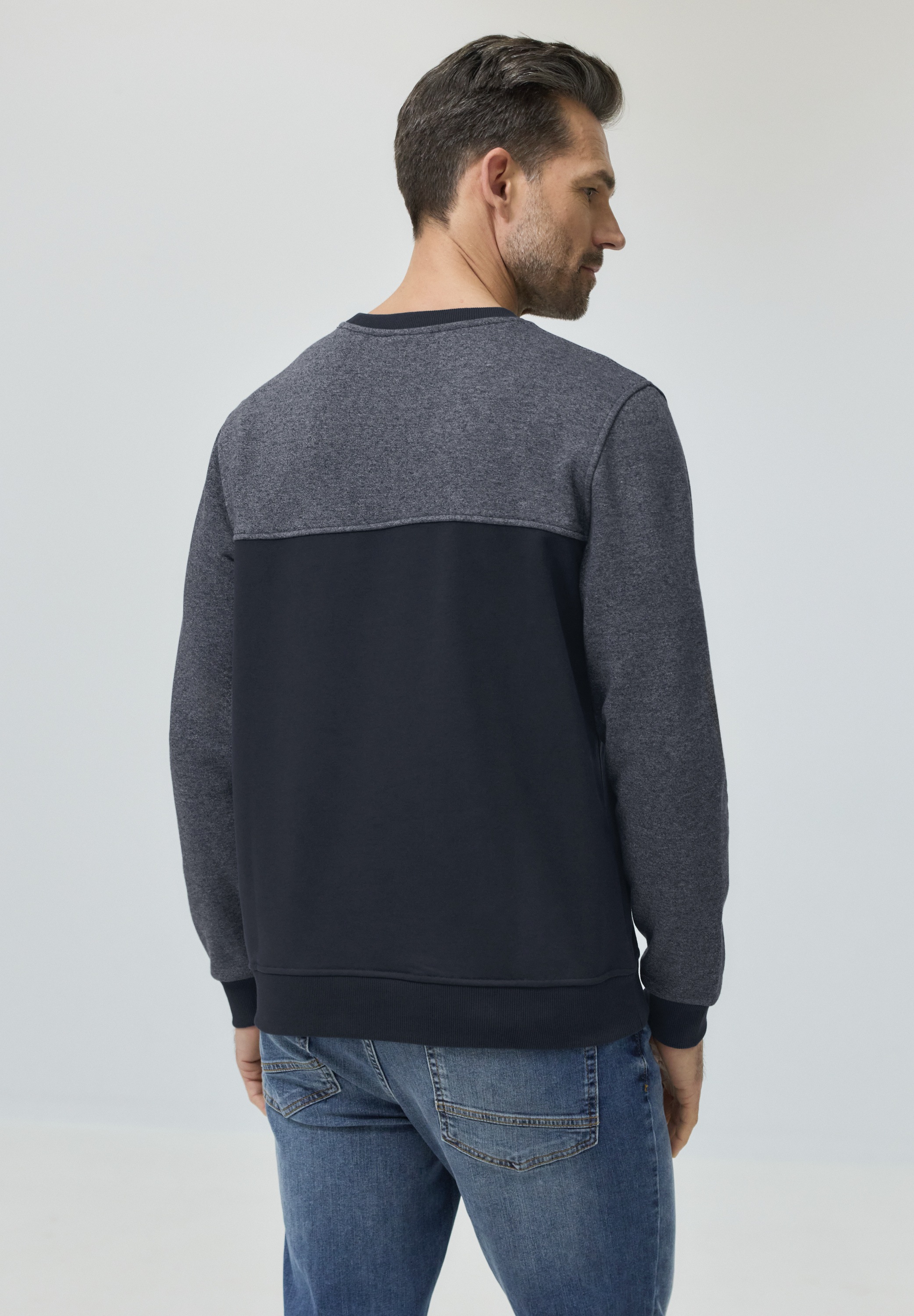 STREET ONE MEN Sweatshirt , im soften Baumwoll-Mix

