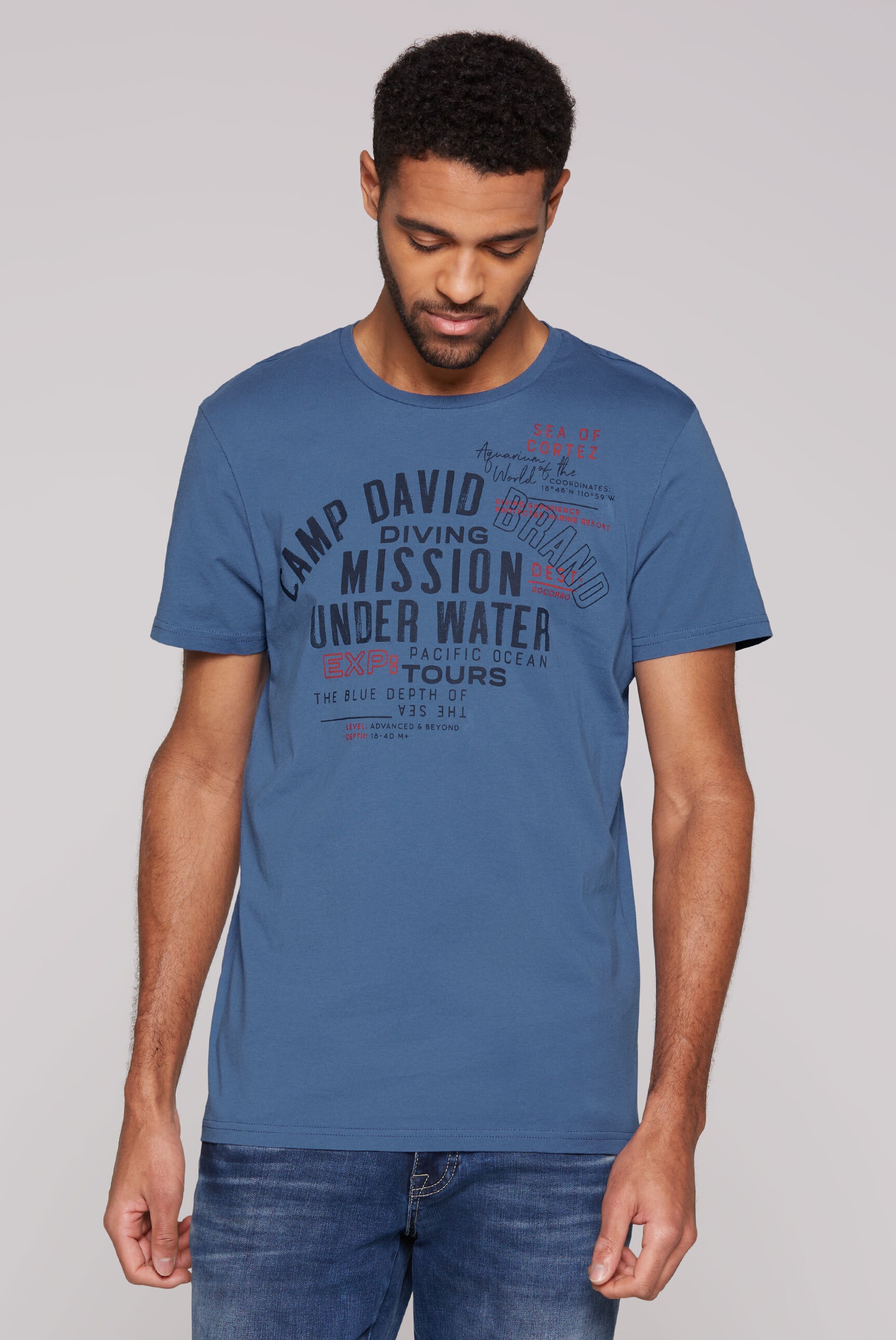 CAMP DAVID Rundhalsshirt, aus Baumwolle günstig online kaufen