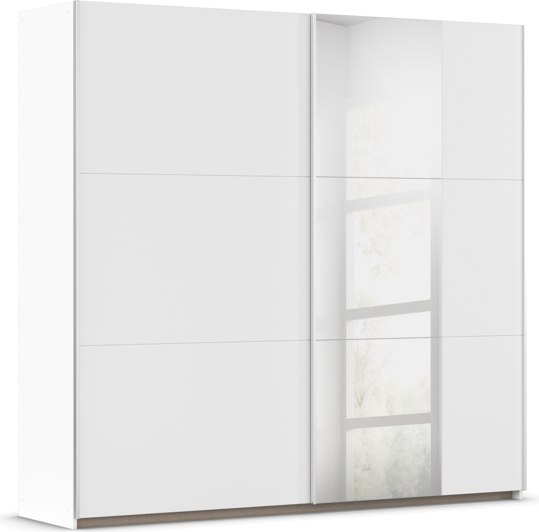 rauch Schwebetürenschrank "Kleiderschrank Schrank Garderobe AURELIO" 3 Ausstattungen BASIC/CLASSIC/PREMIUM (inkl. SOFT-CLOSE-FUNKTION), zeitloses Design, viele Farben, Breiten 175/218/261 cm MADE IN GERMANY