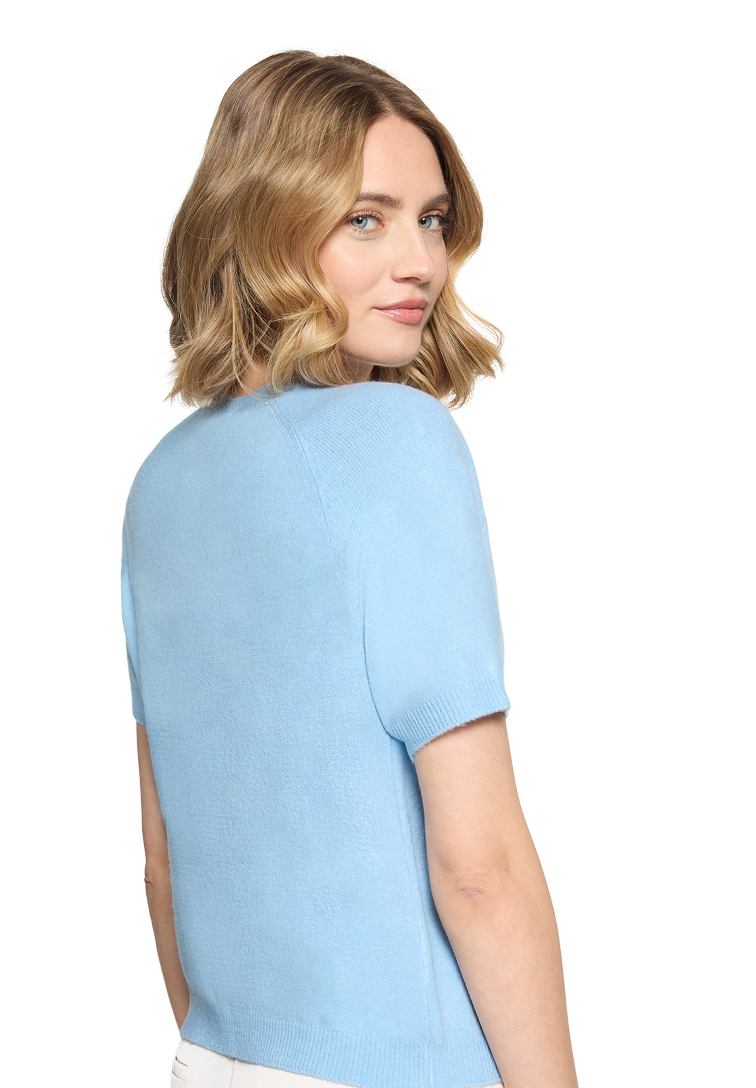 Vera Mont Kurzarmshirt »Damen mit Rundhalsausschnitt« 1 Stk.